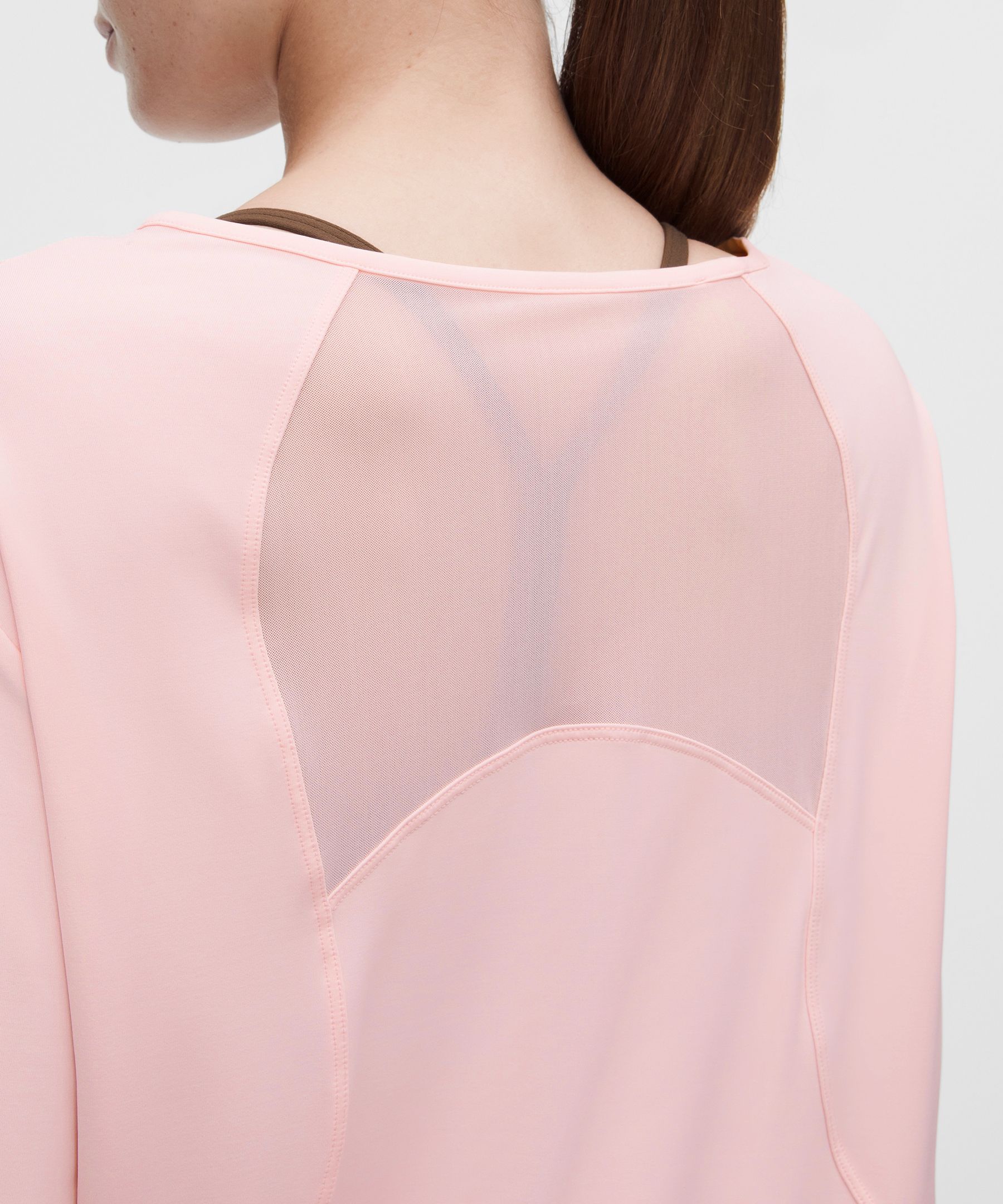 SmoothCover Mesh-Back Long-Sleeve Shirt