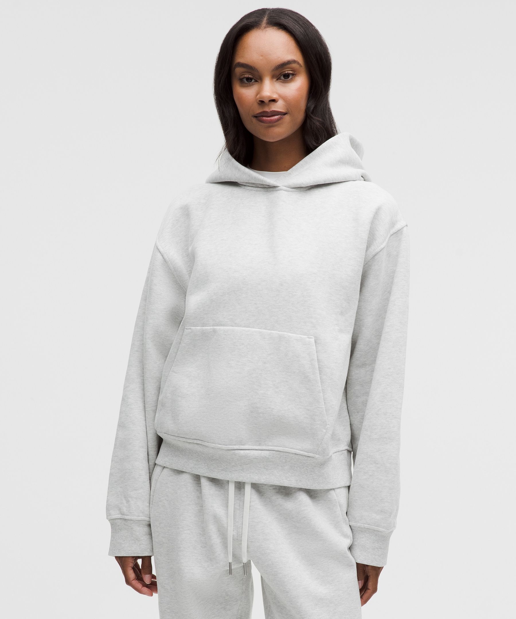 lululemon – Women’s Steady State Hoodie – Color Light Grey/Grey – Size XS