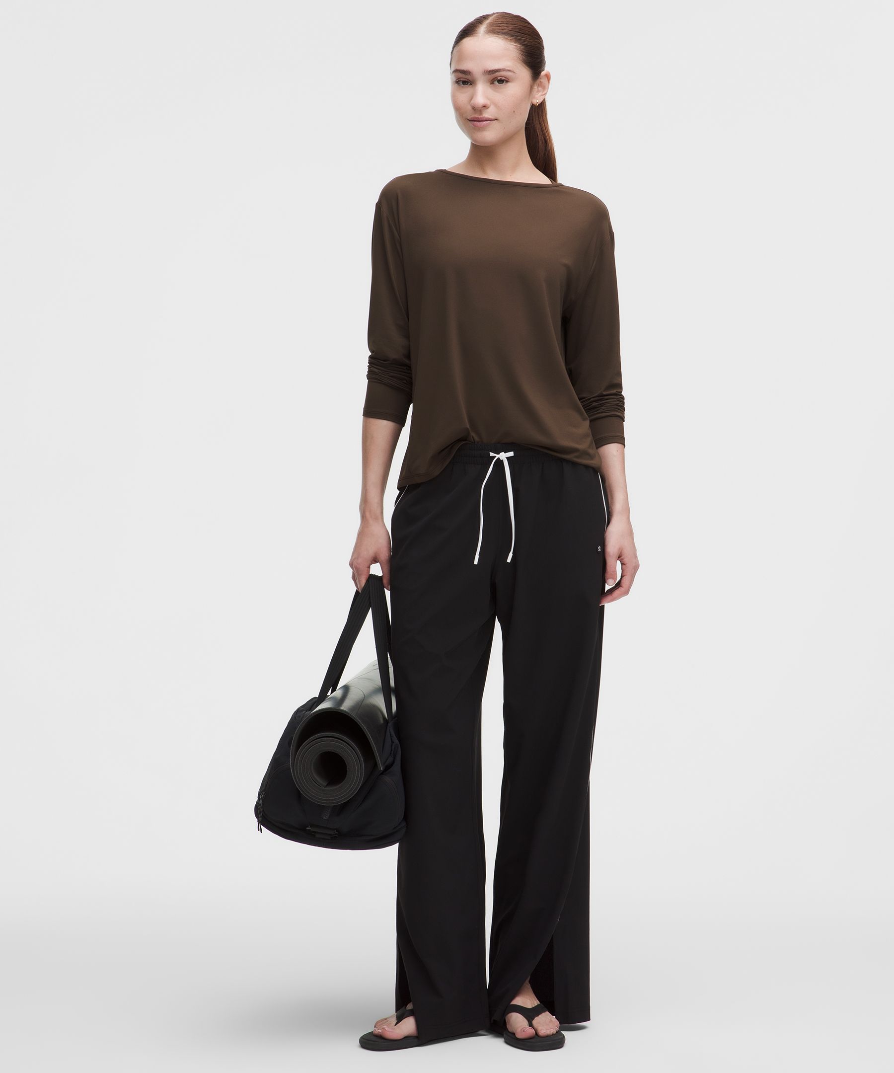 SmoothCover Mesh-Back Long-Sleeve Shirt
