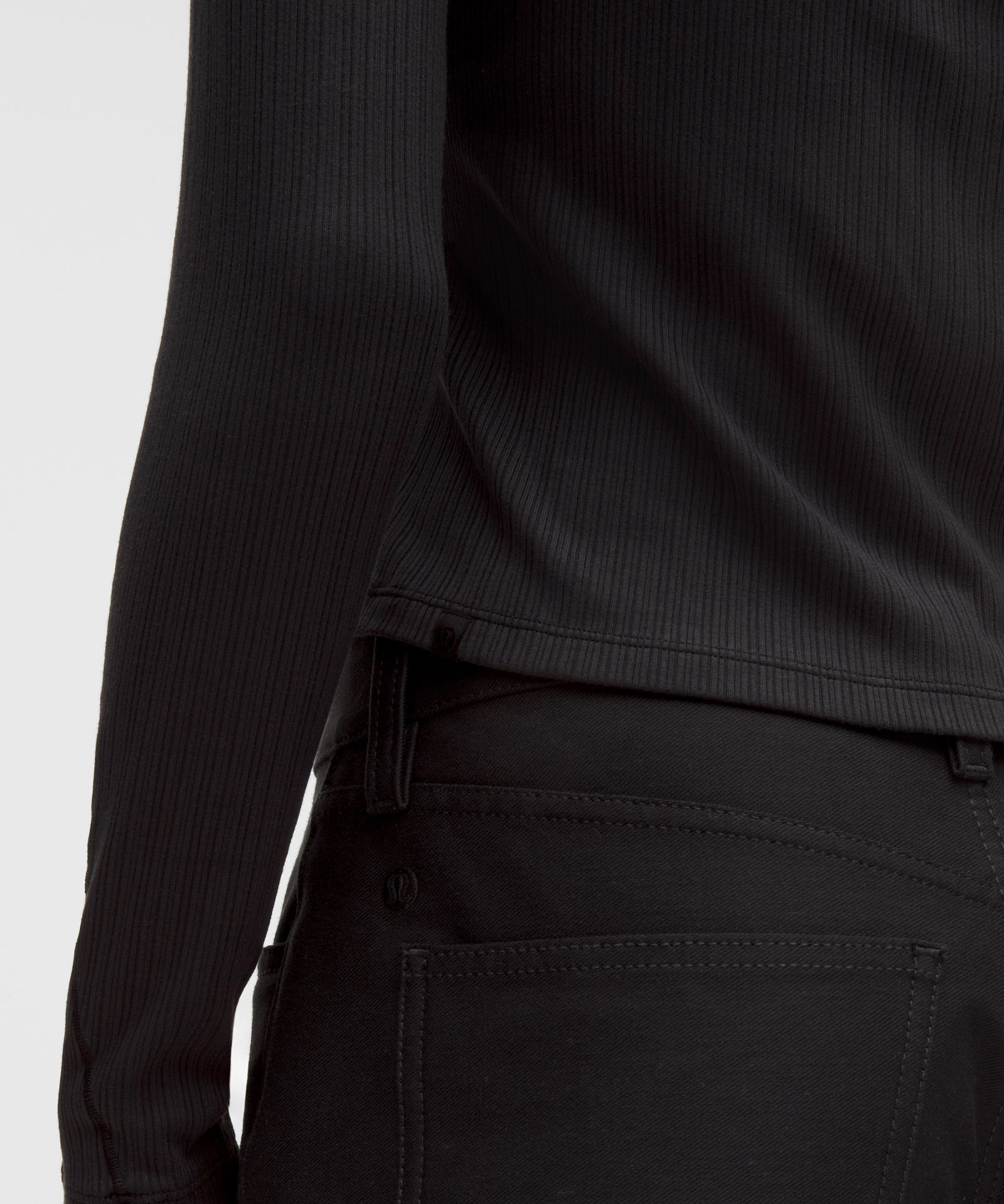 Lululemon Hold Tight Micro-Rib V-Neck Long-Sleeve Shirt — фото 5
