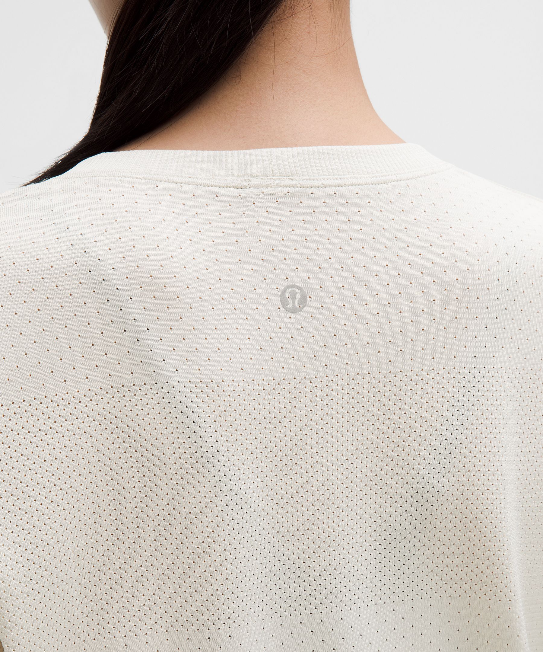 Swiftly Perforated Stripe Long-Sleeve Shirt