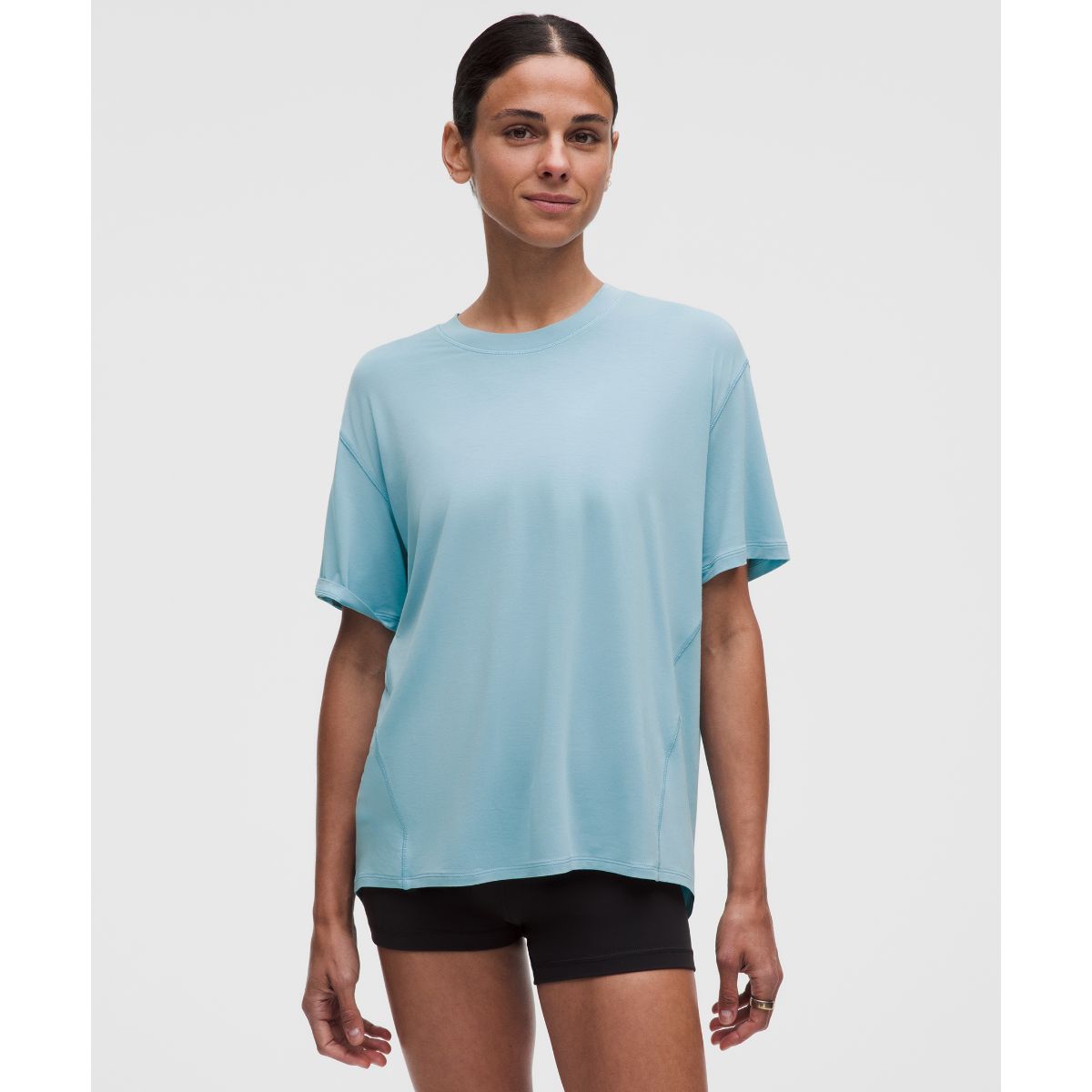 SilkAppeal Tie-Back Short-Sleeve Shirt