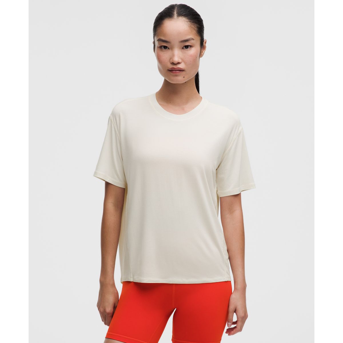 SilkAppeal Tie-Back Short-Sleeve Shirt
