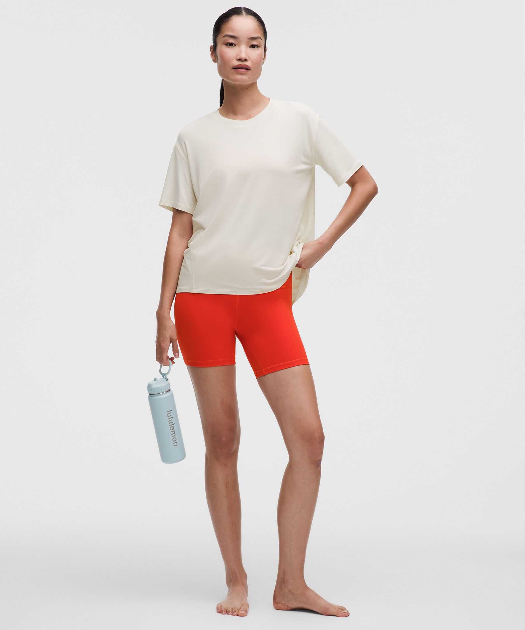 SilkAppeal Tie-Back Short-Sleeve Shirt