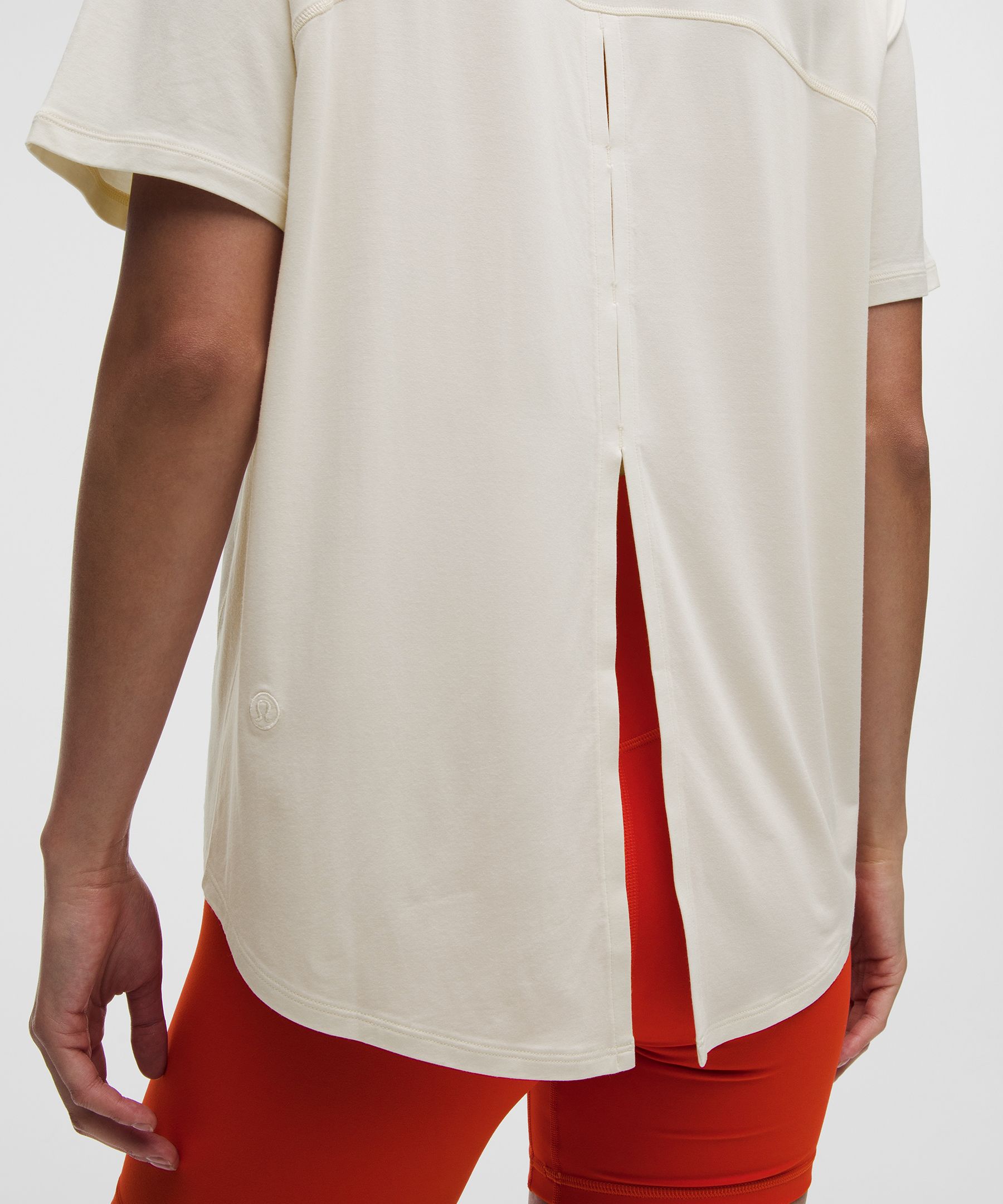 SilkAppeal Tie-Back Short-Sleeve Shirt