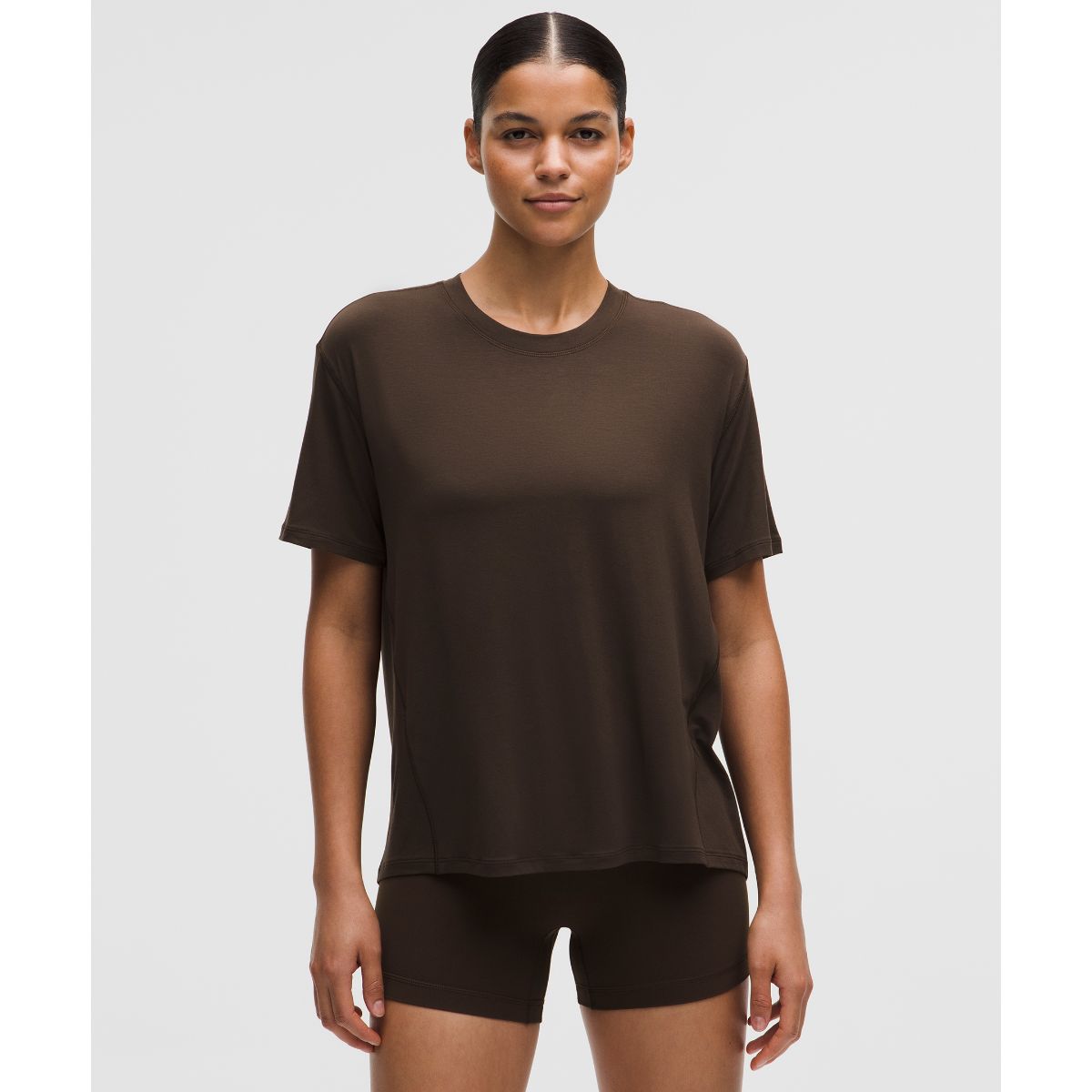SilkAppeal Tie-Back Short-Sleeve Shirt