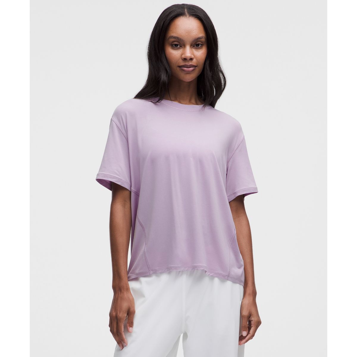 SilkAppeal Tie-Back Short-Sleeve Shirt