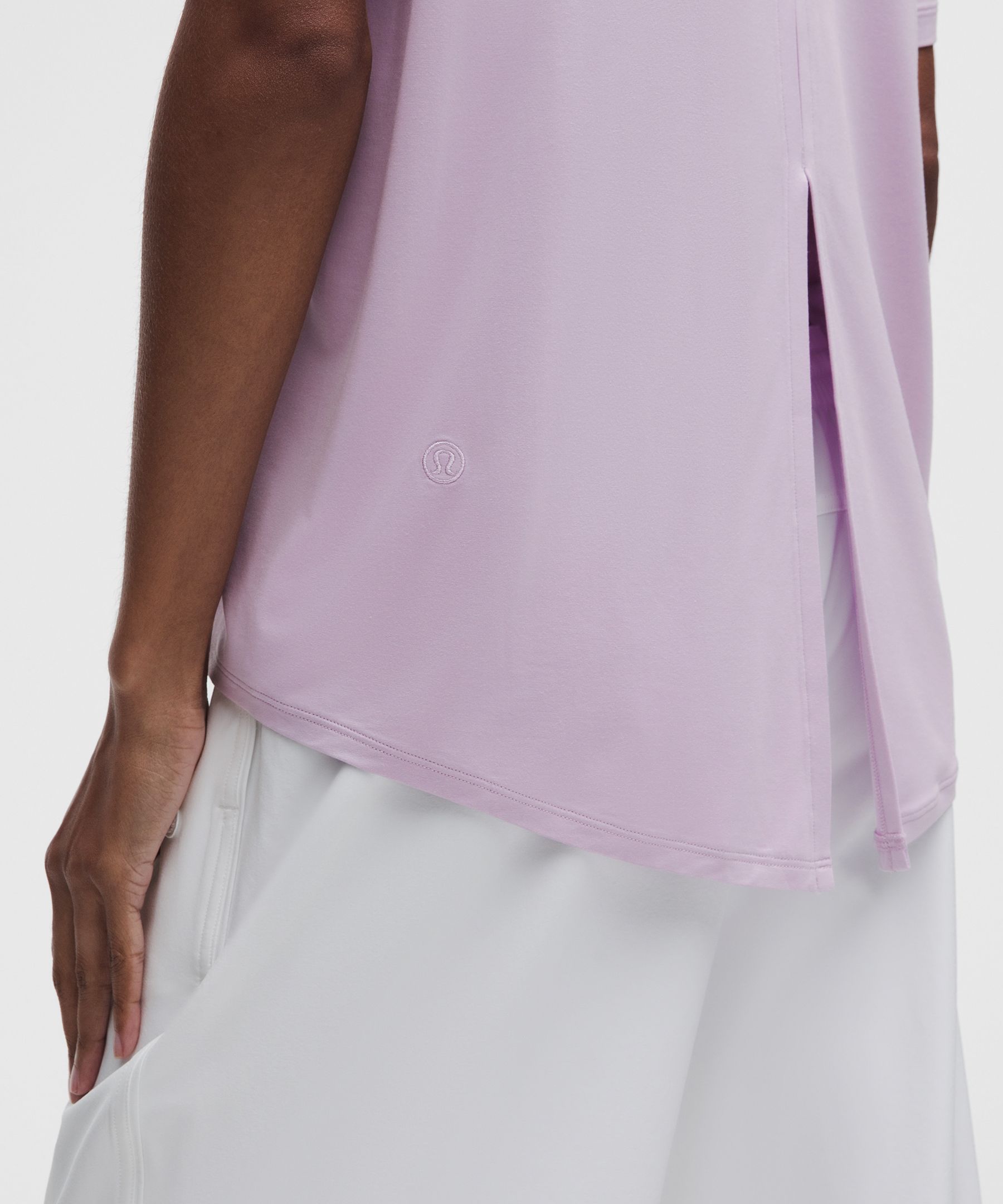 SilkyAppeal Tie-Back Short-Sleeve Shirt