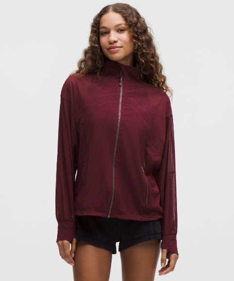 Женская куртка оверсайз Lululemon Define с сеткой