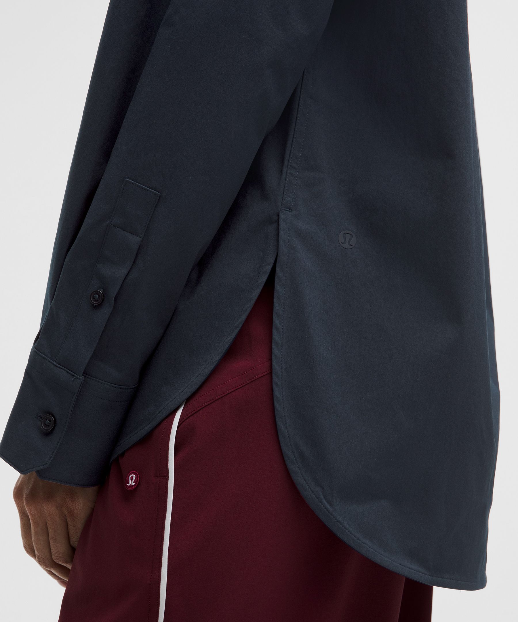 Woven Relaxed-Fit Button-Up Shirt