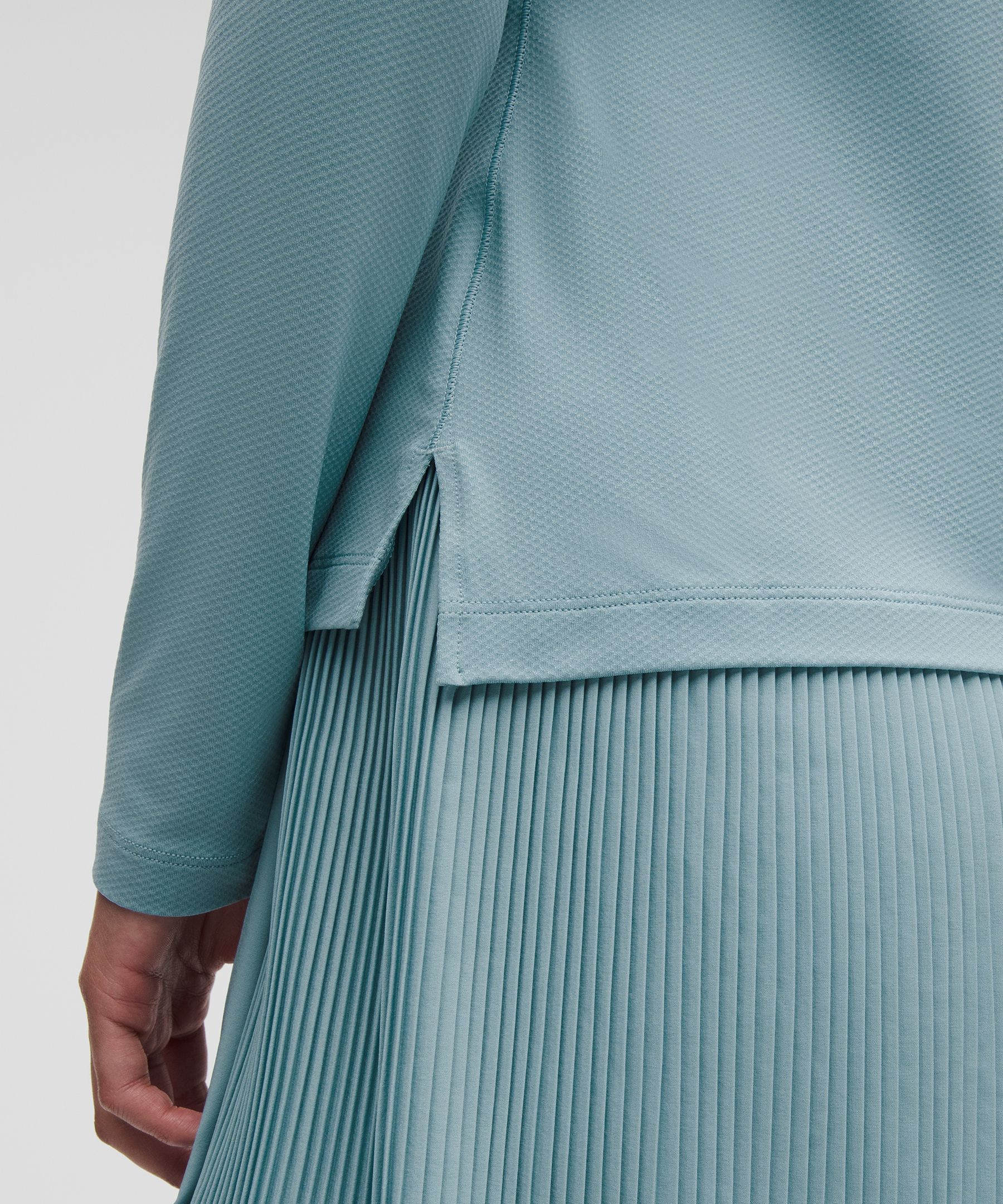Quick-Dry Long-Sleeve Polo Shirt