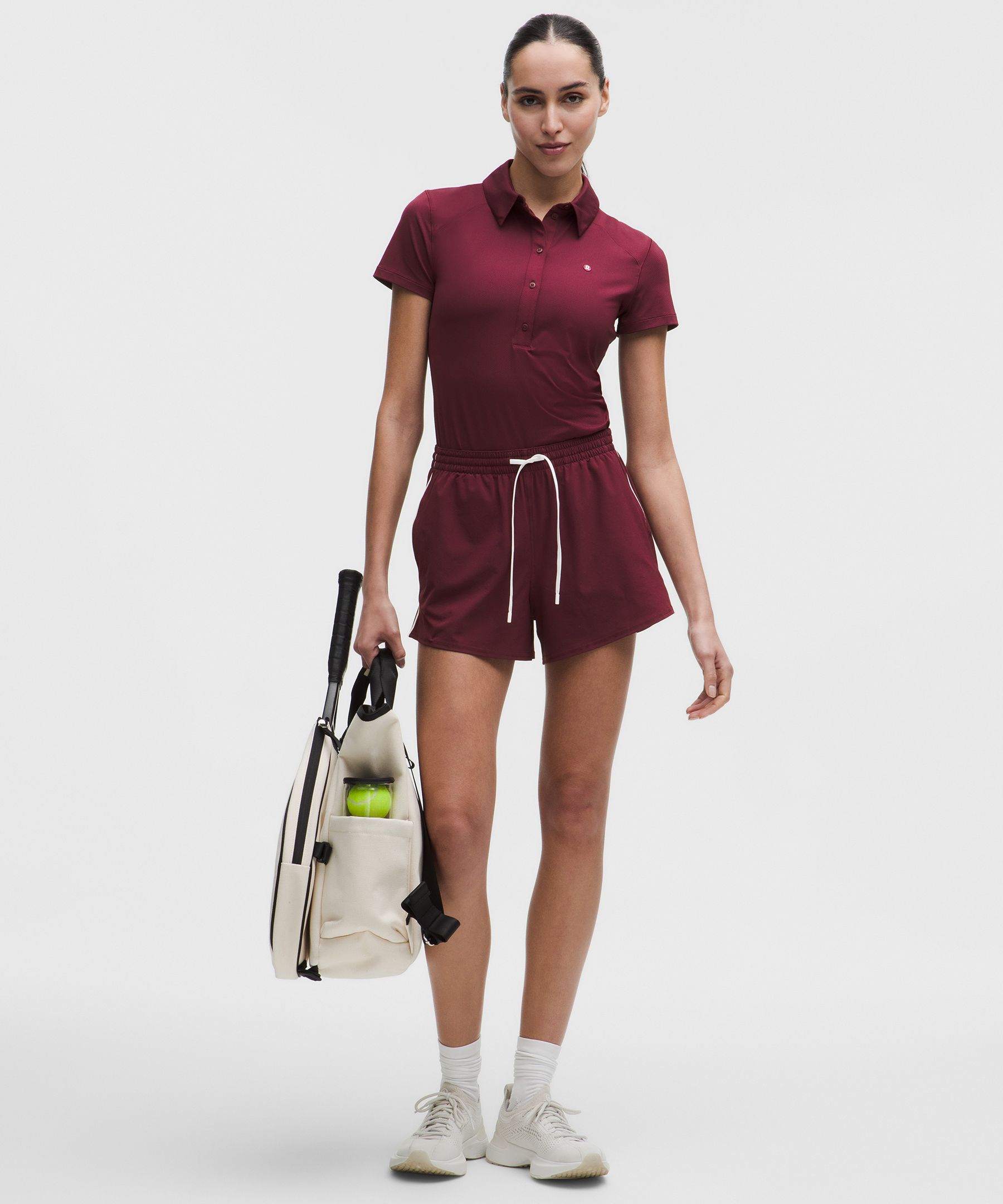 Quick-Dry Short-Sleeve Polo Shirt *Straight Hem