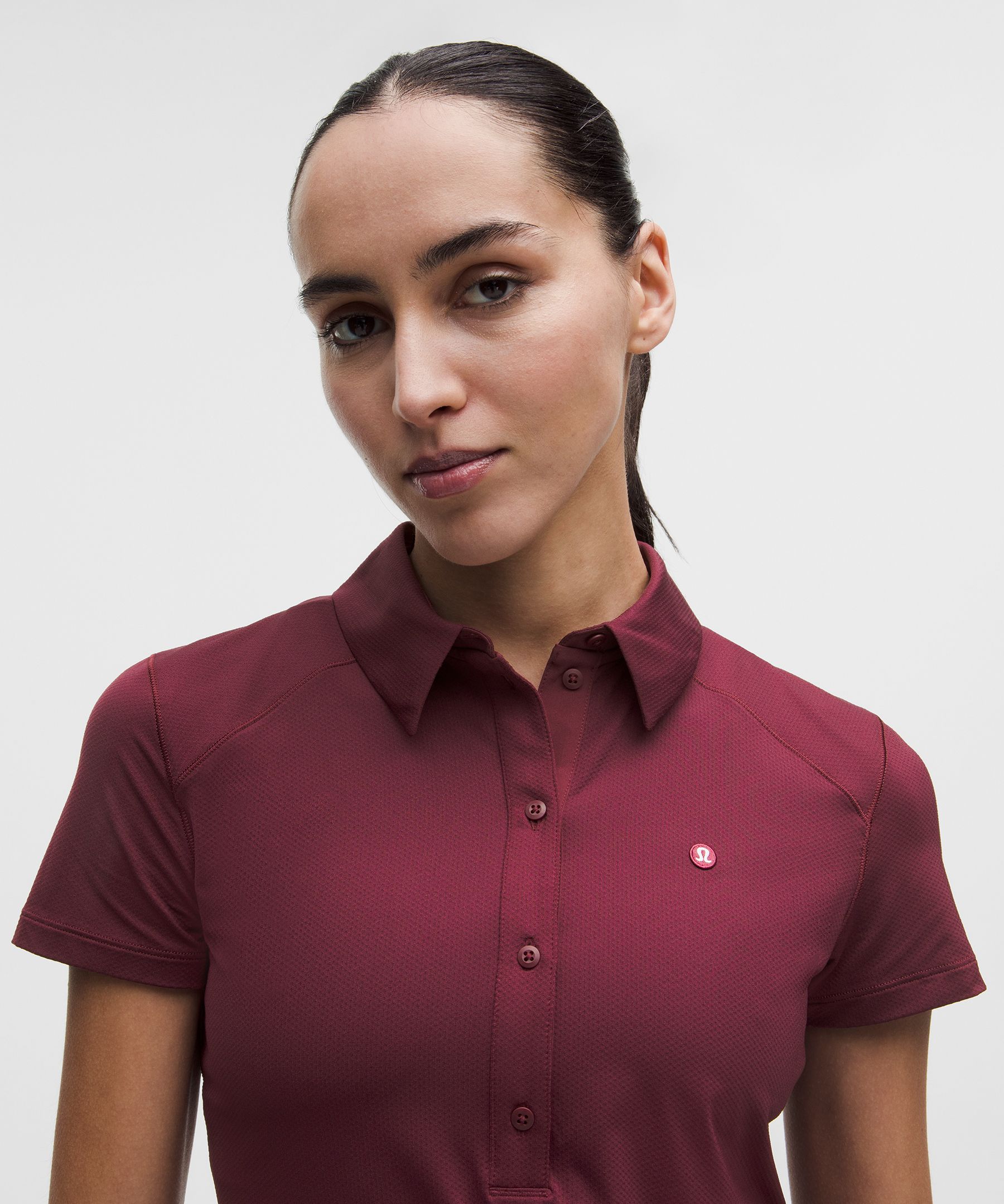 Quick-Dry Short-Sleeve Polo Shirt *Straight Hem