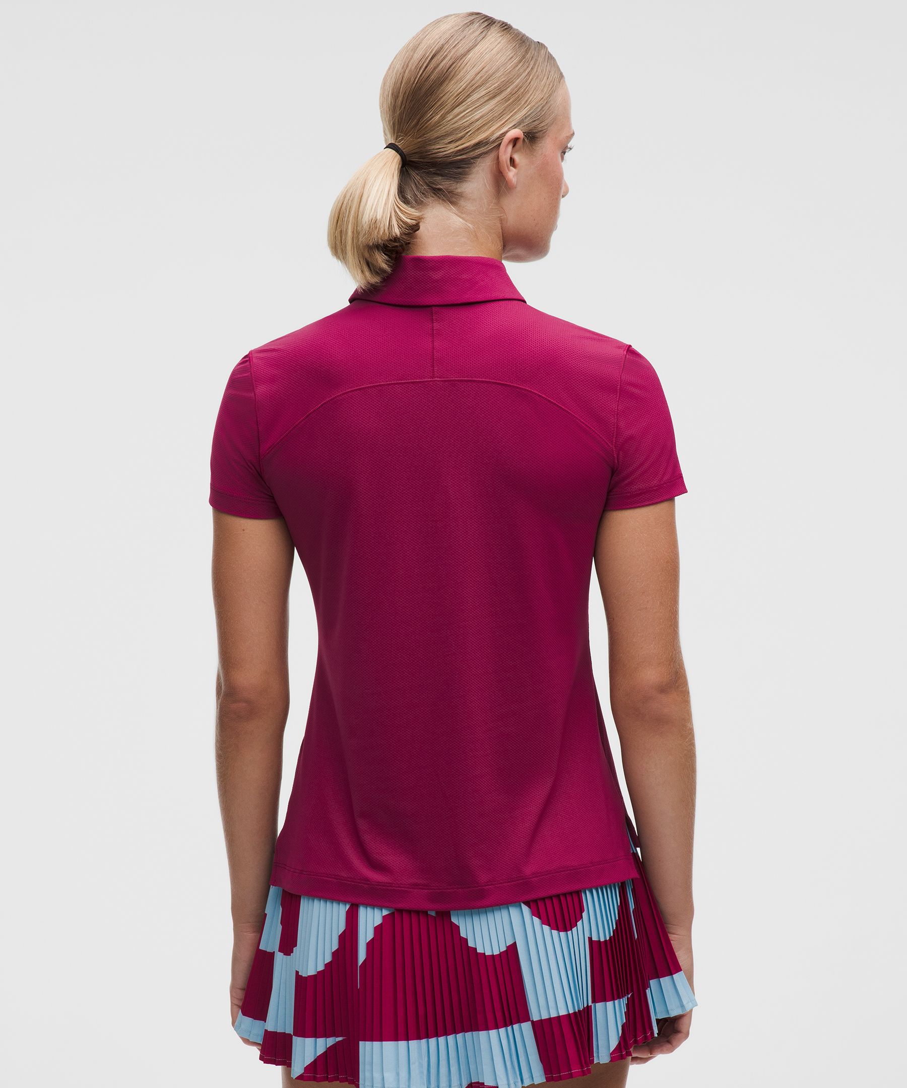 Quick-Dry Short-Sleeve Polo Shirt Straight Hem *Logo
