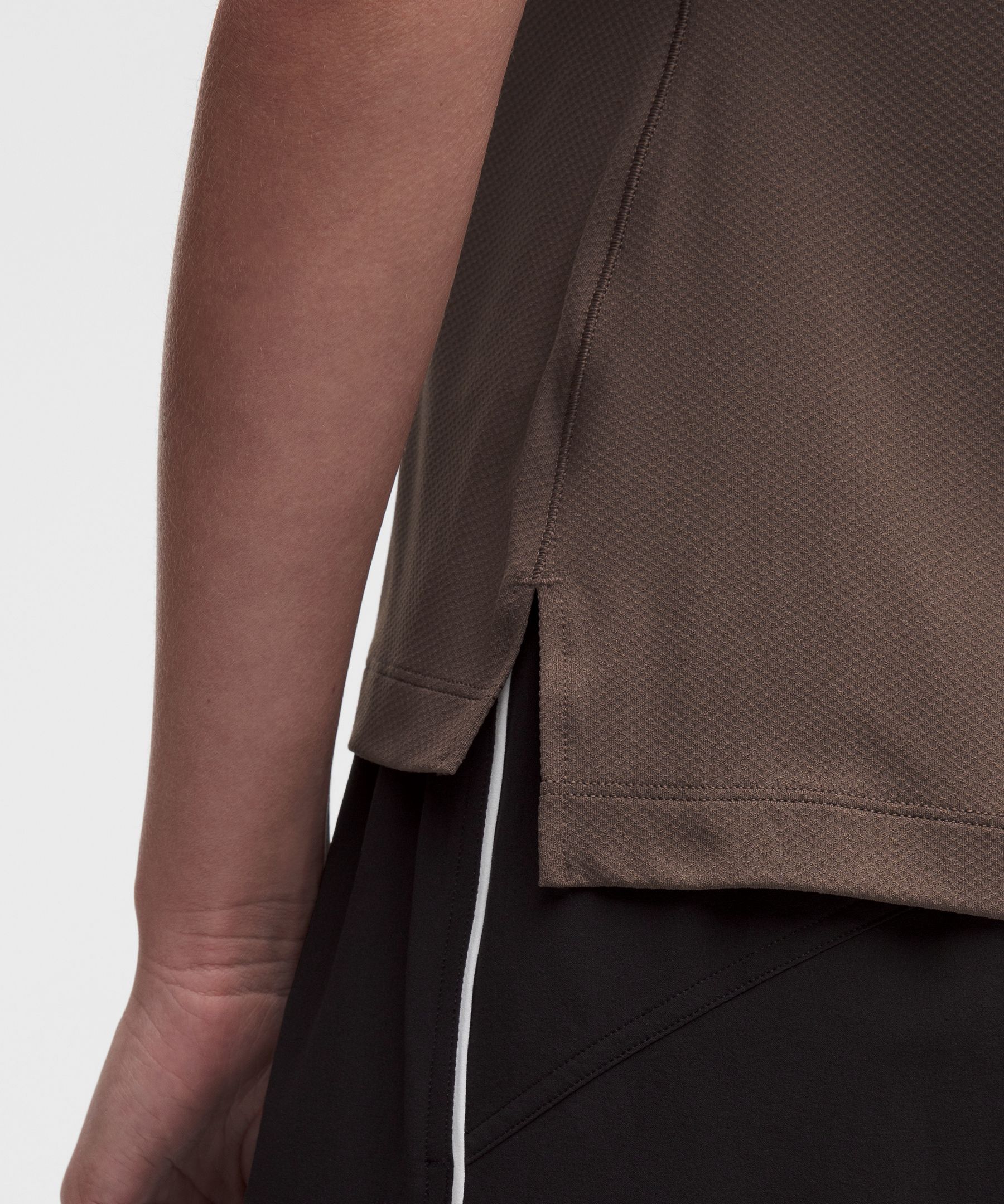 Quick-Dry Short-Sleeve Polo Shirt Straight Hem