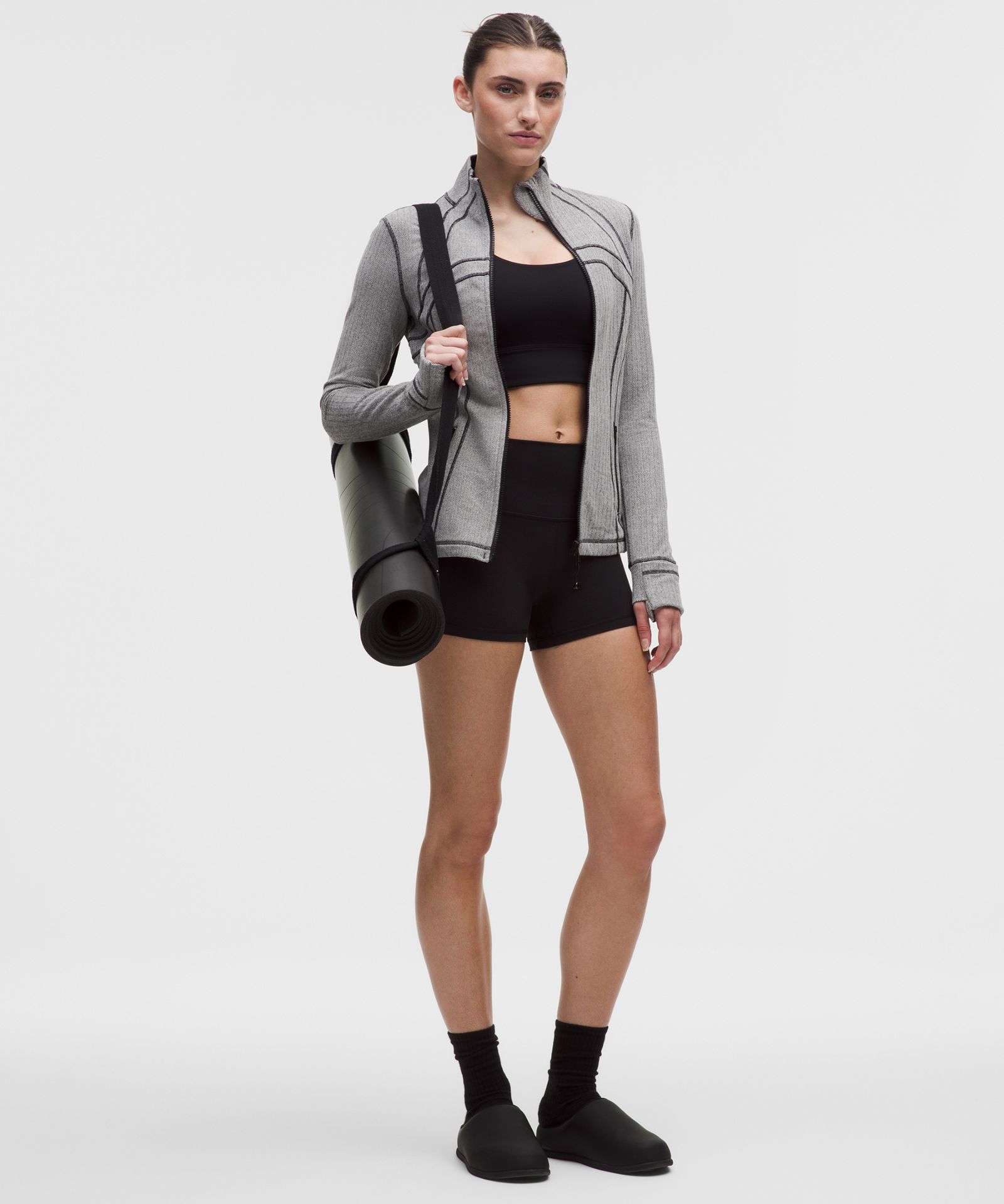 Женская куртка Lululemon Define в ёлочку — фото 2