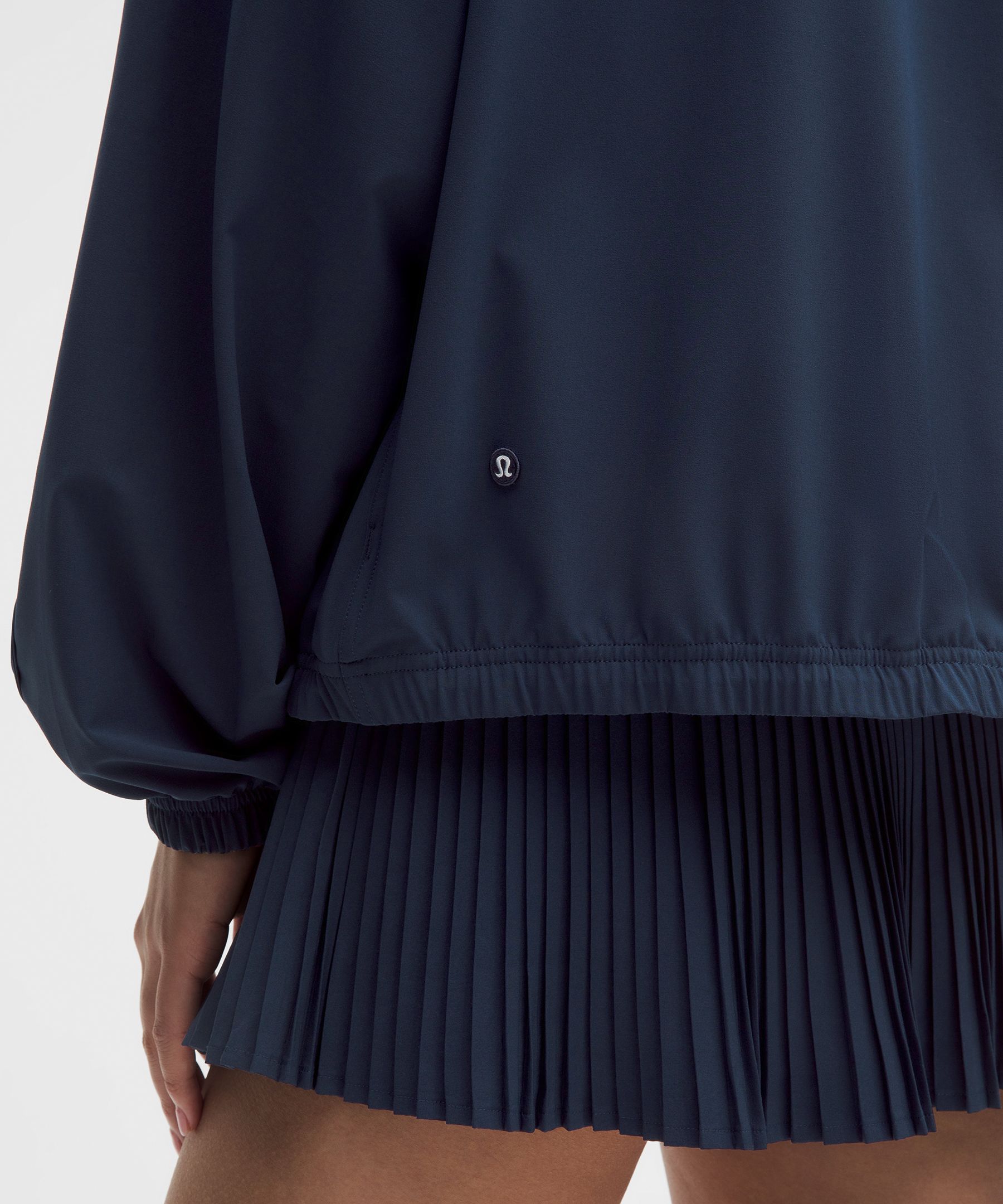 UV-Protective Oversized Tennis Jacket