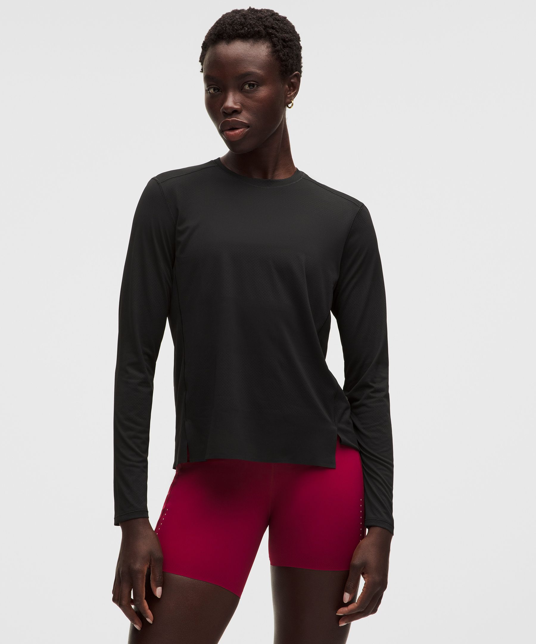 Fast and Free Long-Sleeve Shirt *Perforated Stripe