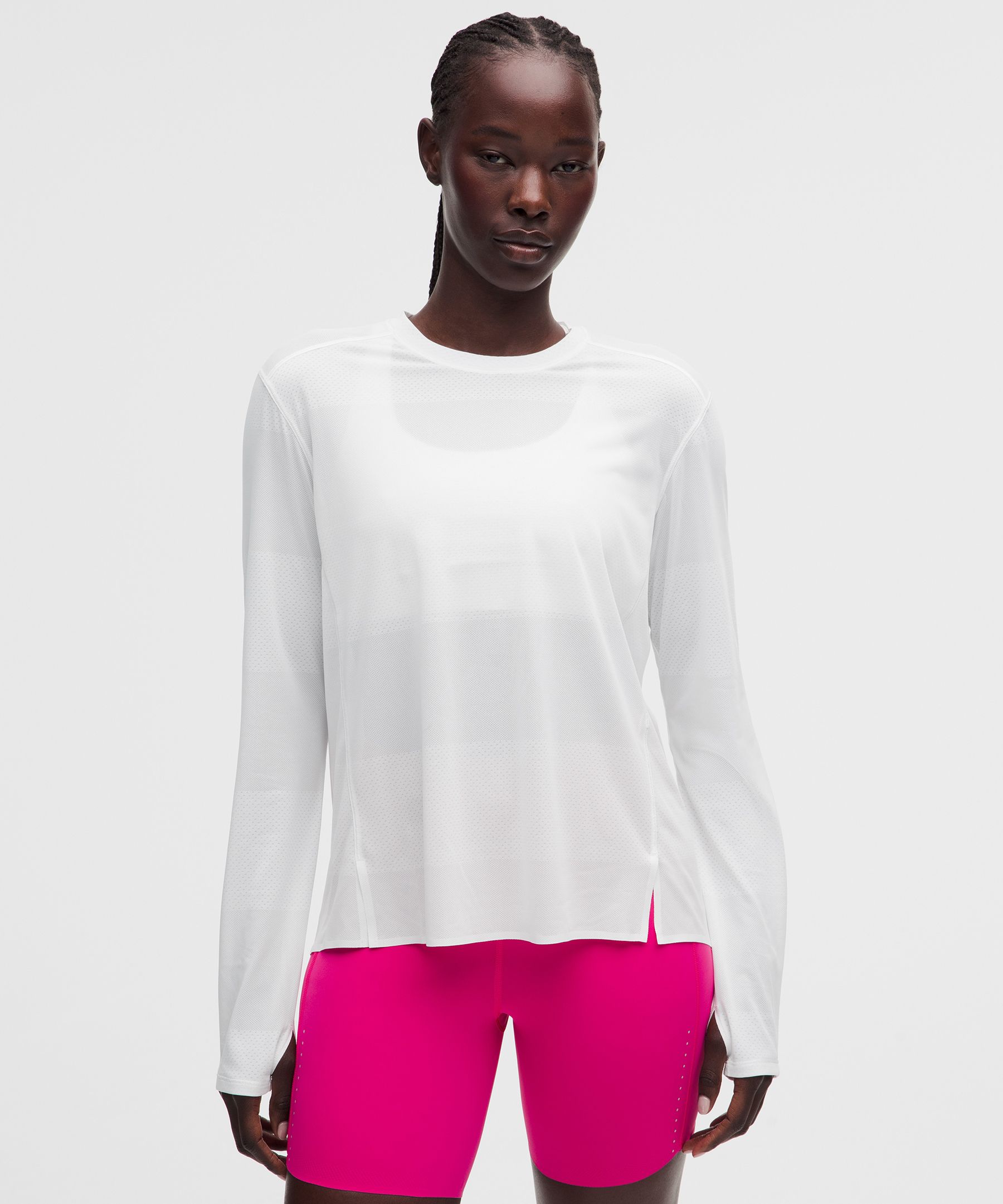 Fast and Free Long-Sleeve Shirt *Perforated Stripe