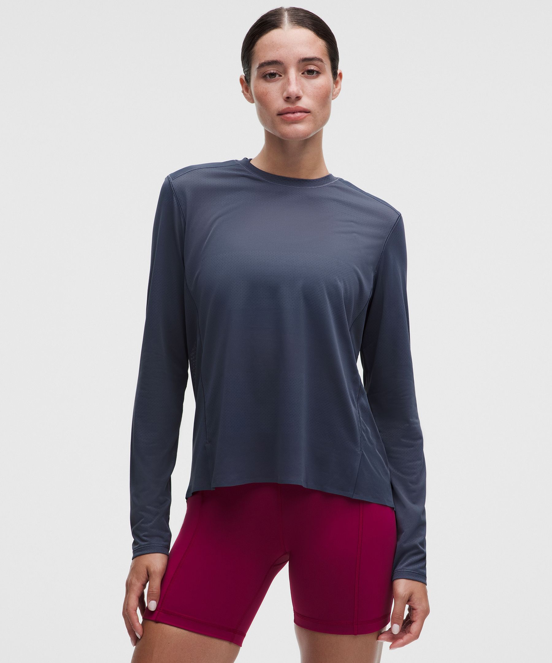 Fast and Free Long-Sleeve Shirt *Perforated Stripe