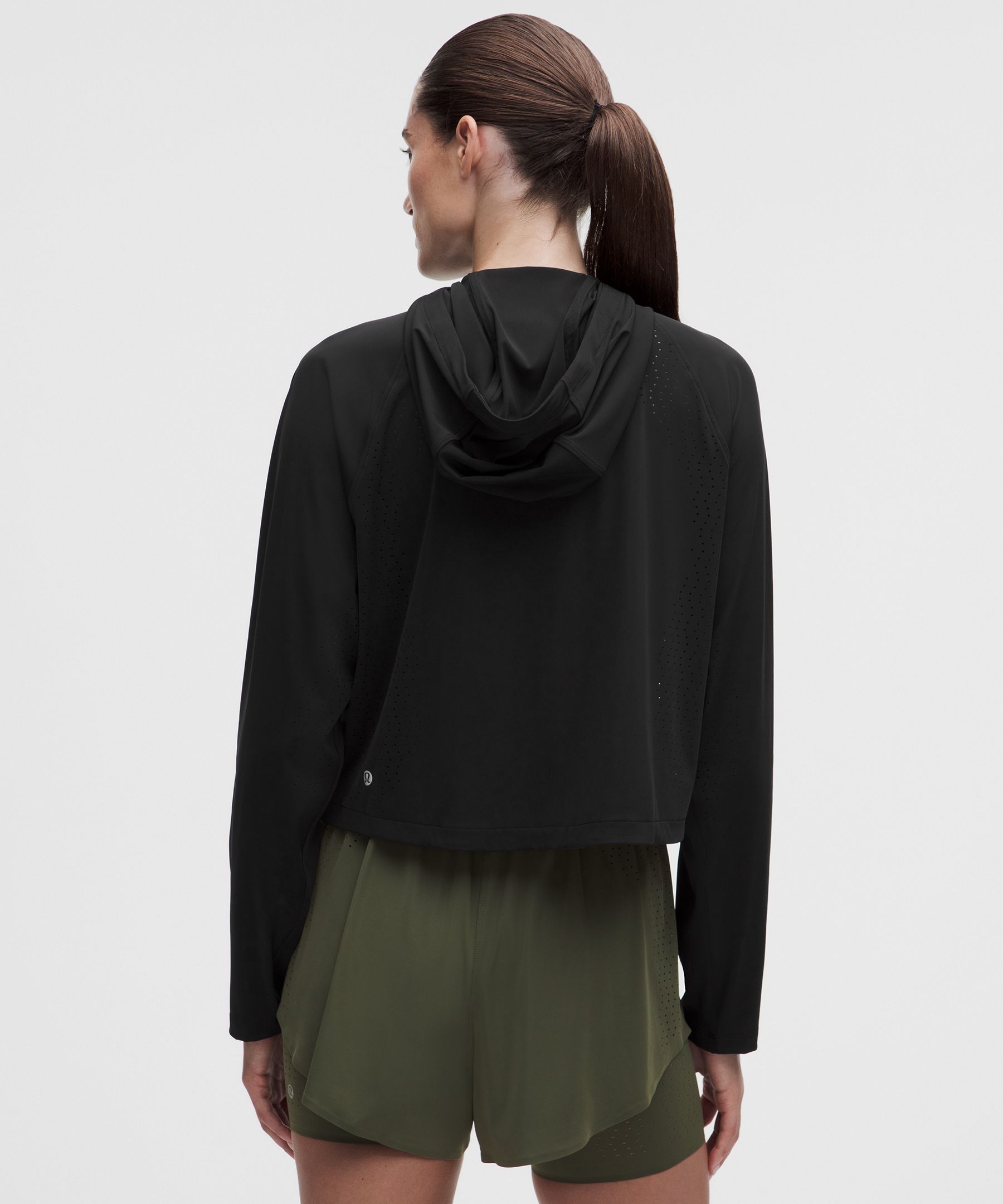 Sleek Perforated Running Jacket