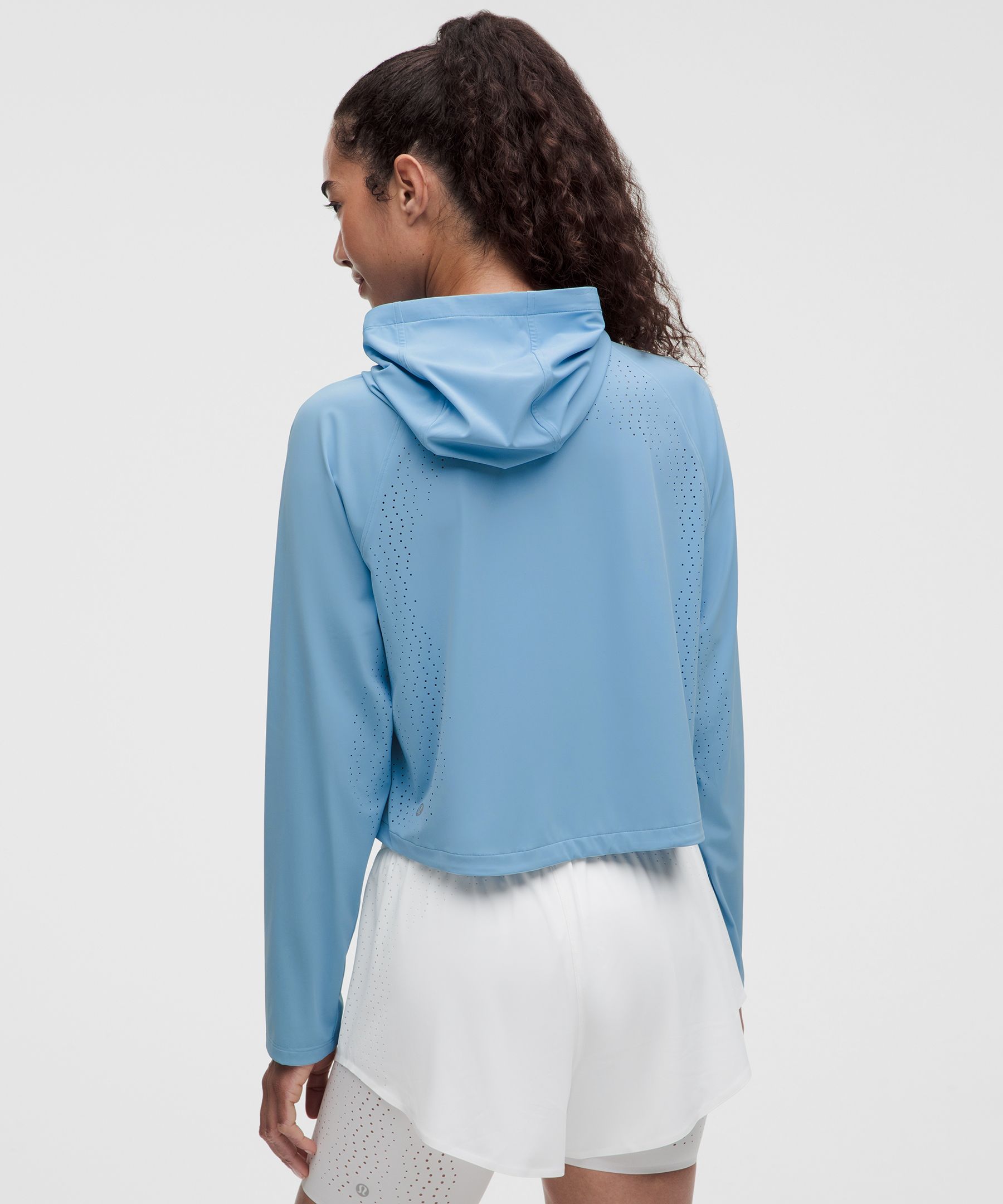 Sleek Perforated Running Jacket