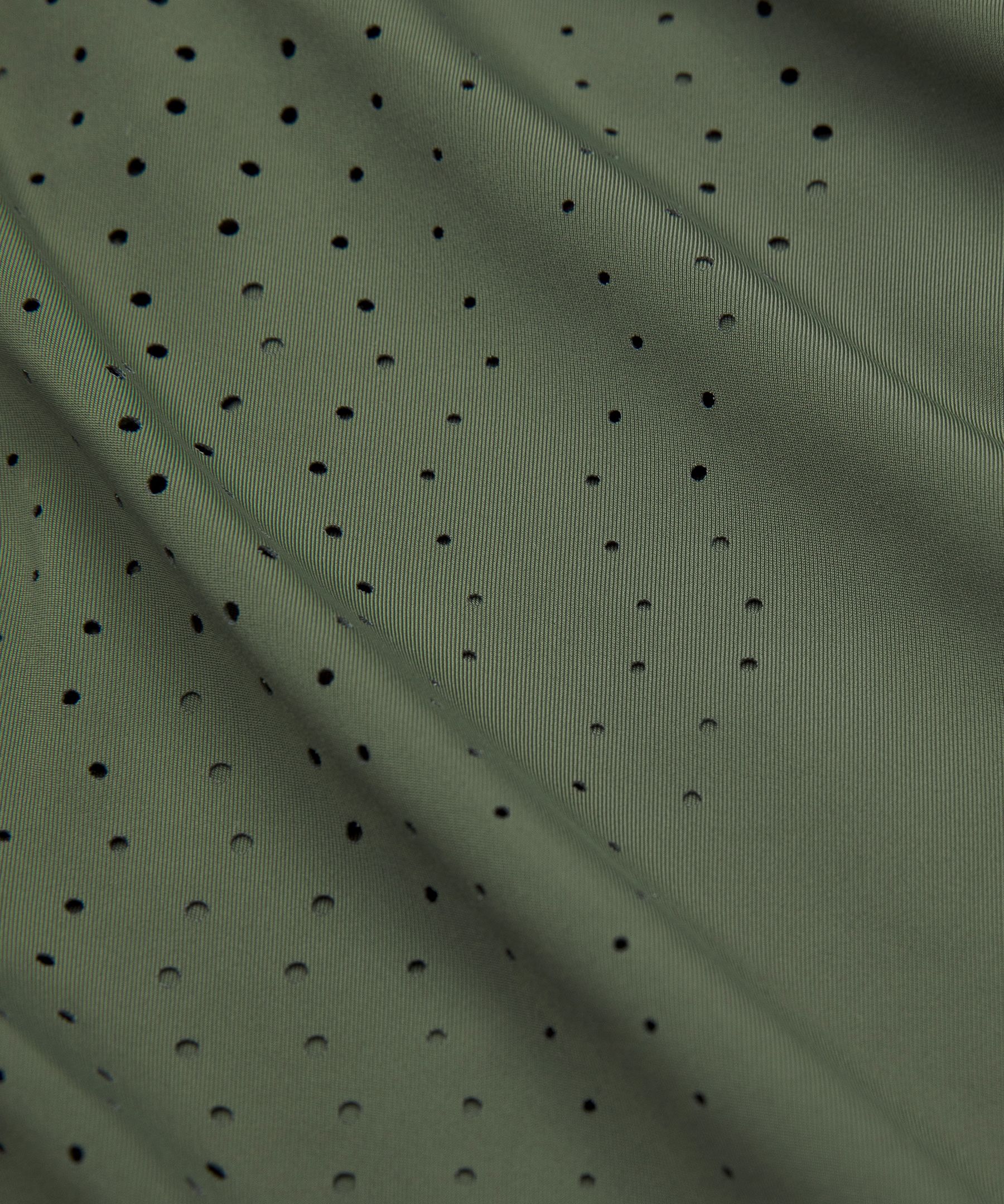 Sleek Perforated Running Short-Sleeve Shirt