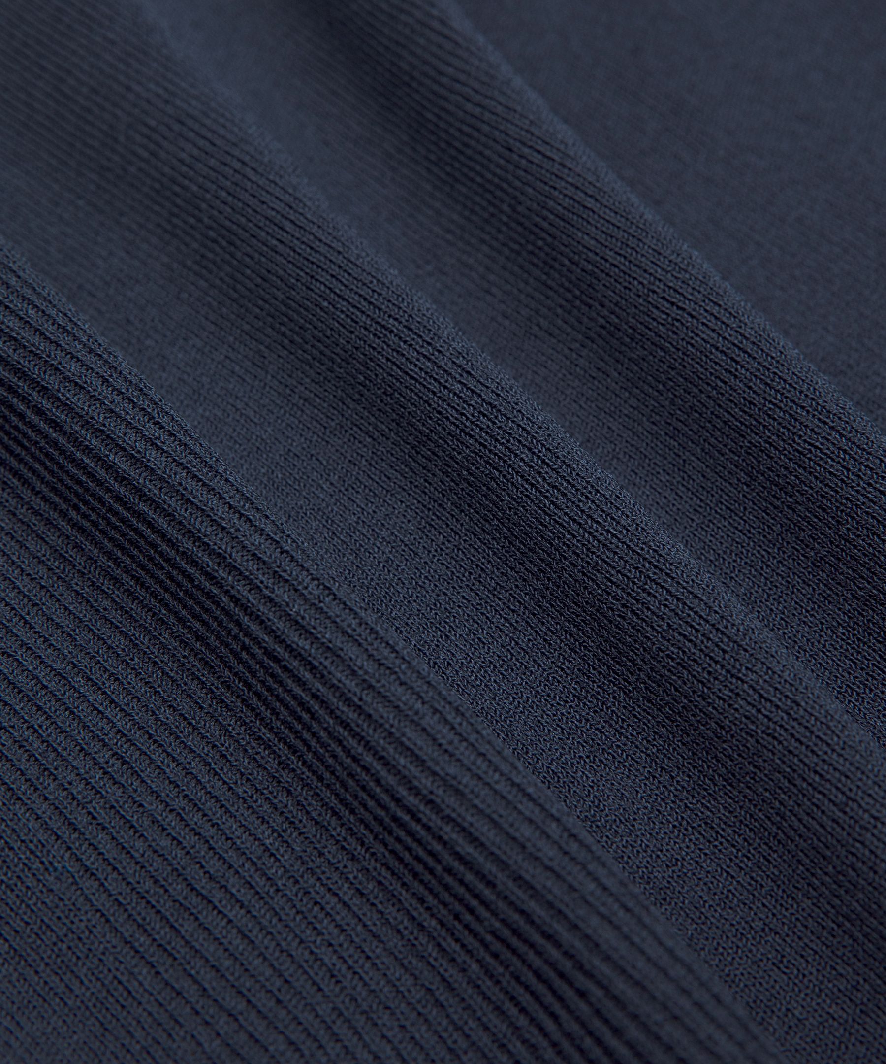 Golf-Strickkurzarmshirt mit Mockneck
