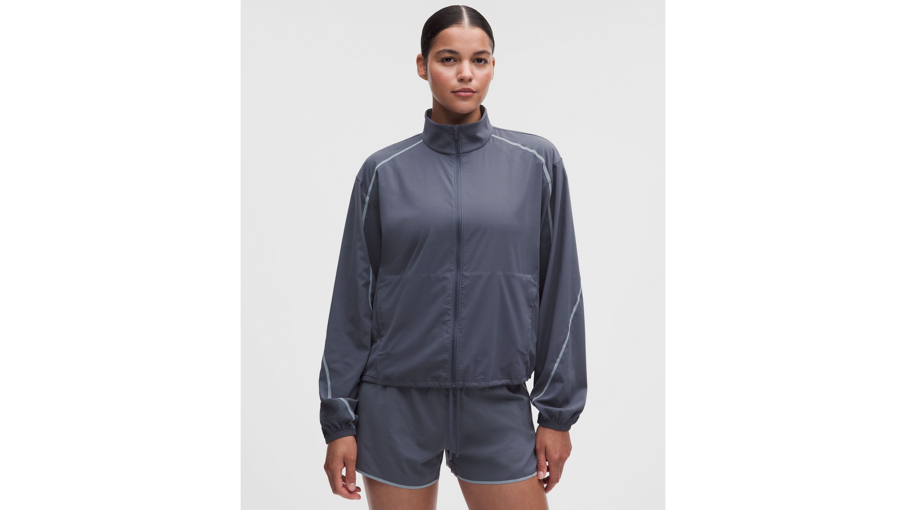 Two-Toned Track Jacket