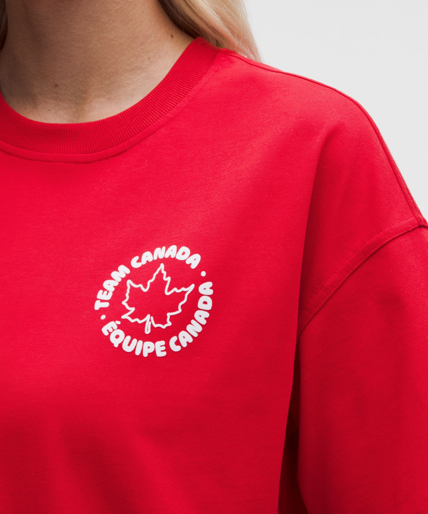 Team Canada Cotton Jersey Short-Sleeve Shirt *COC Logo