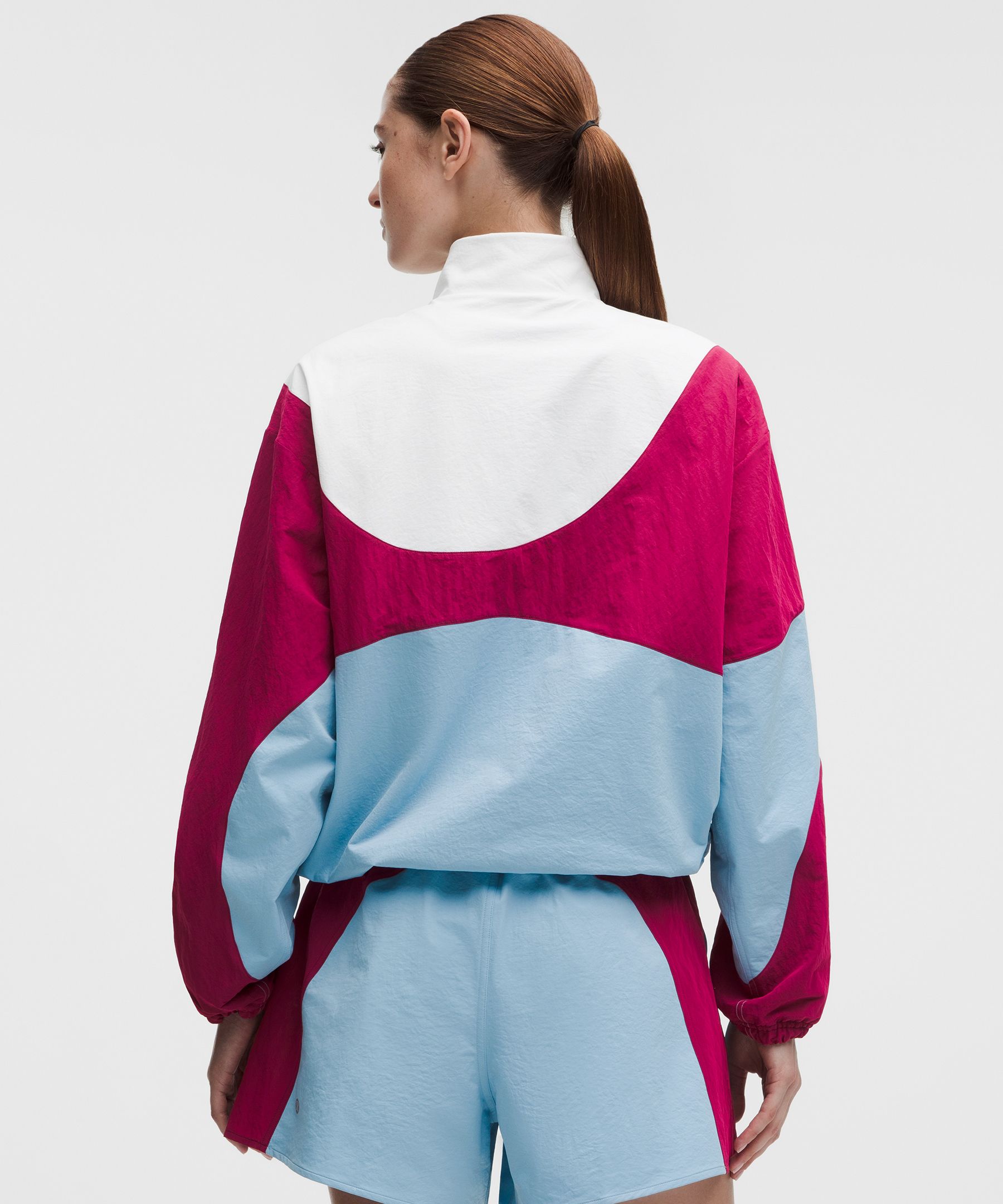 Veste de tennis demi-zipp&eacute;e &agrave; enfiler
