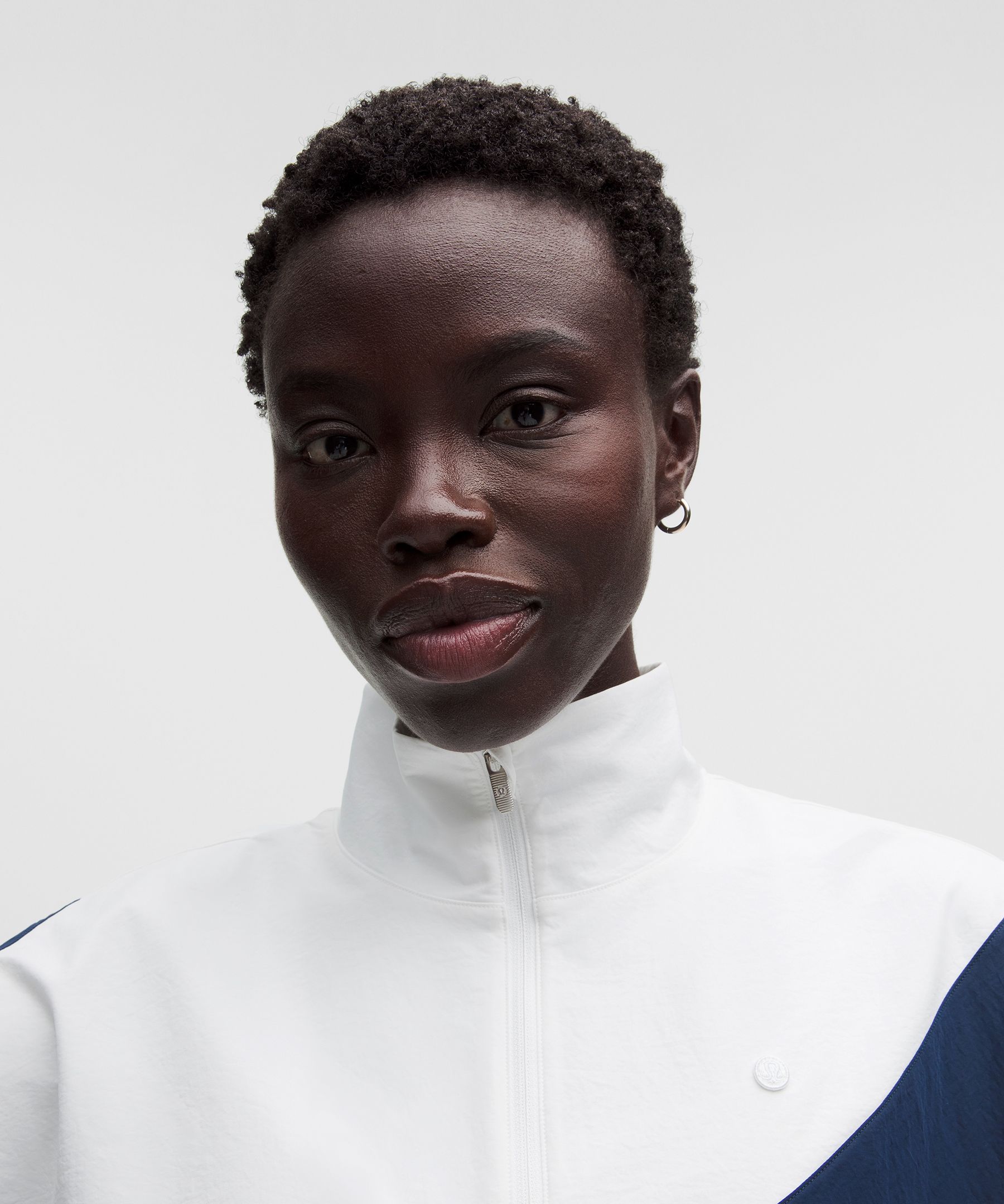 Veste de tennis demi-zipp&eacute;e &agrave; enfiler