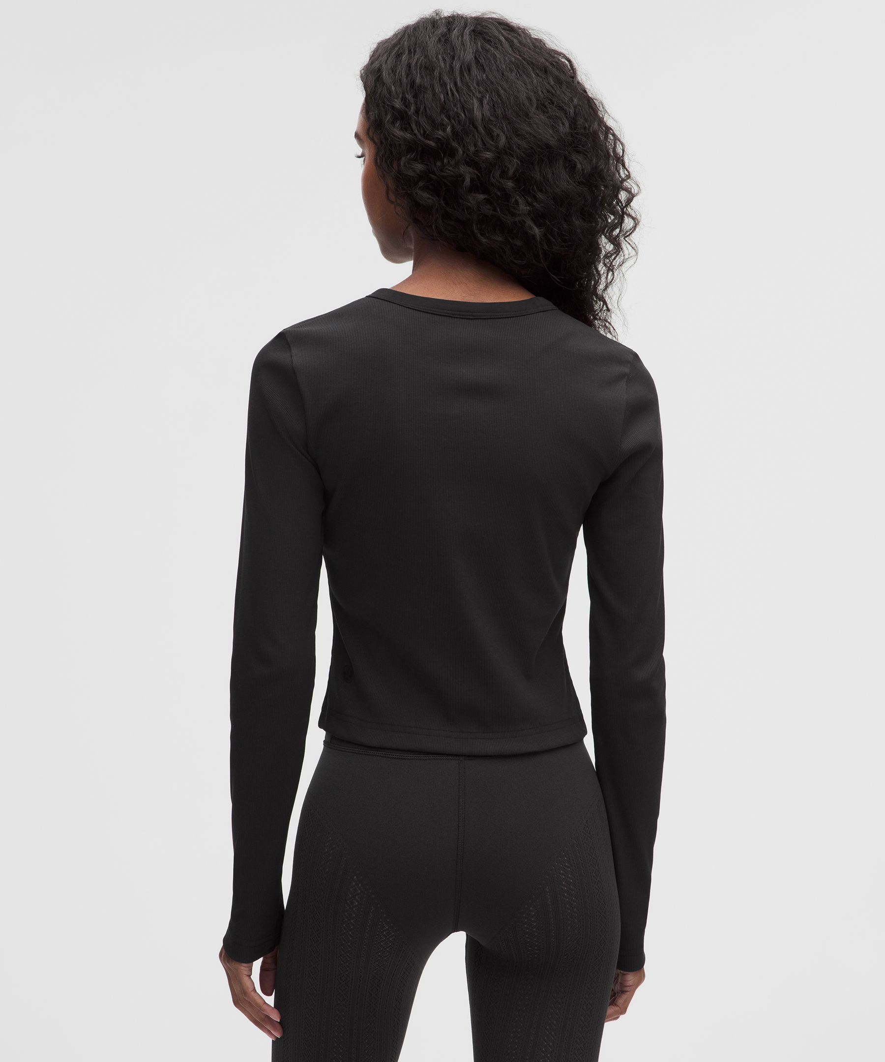 Little Ribbed Long-Sleeve Tee