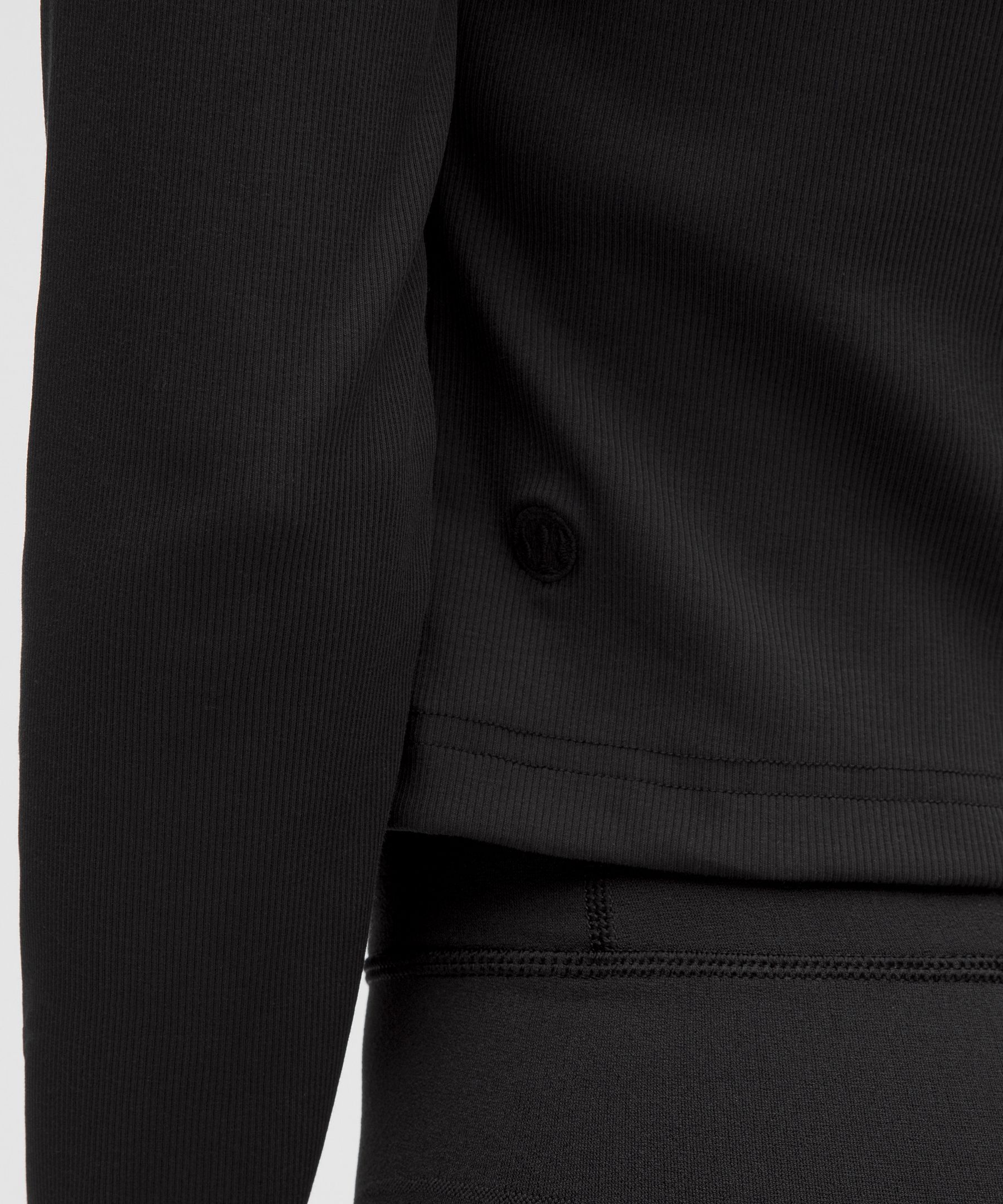 Little Ribbed Long-Sleeve Tee