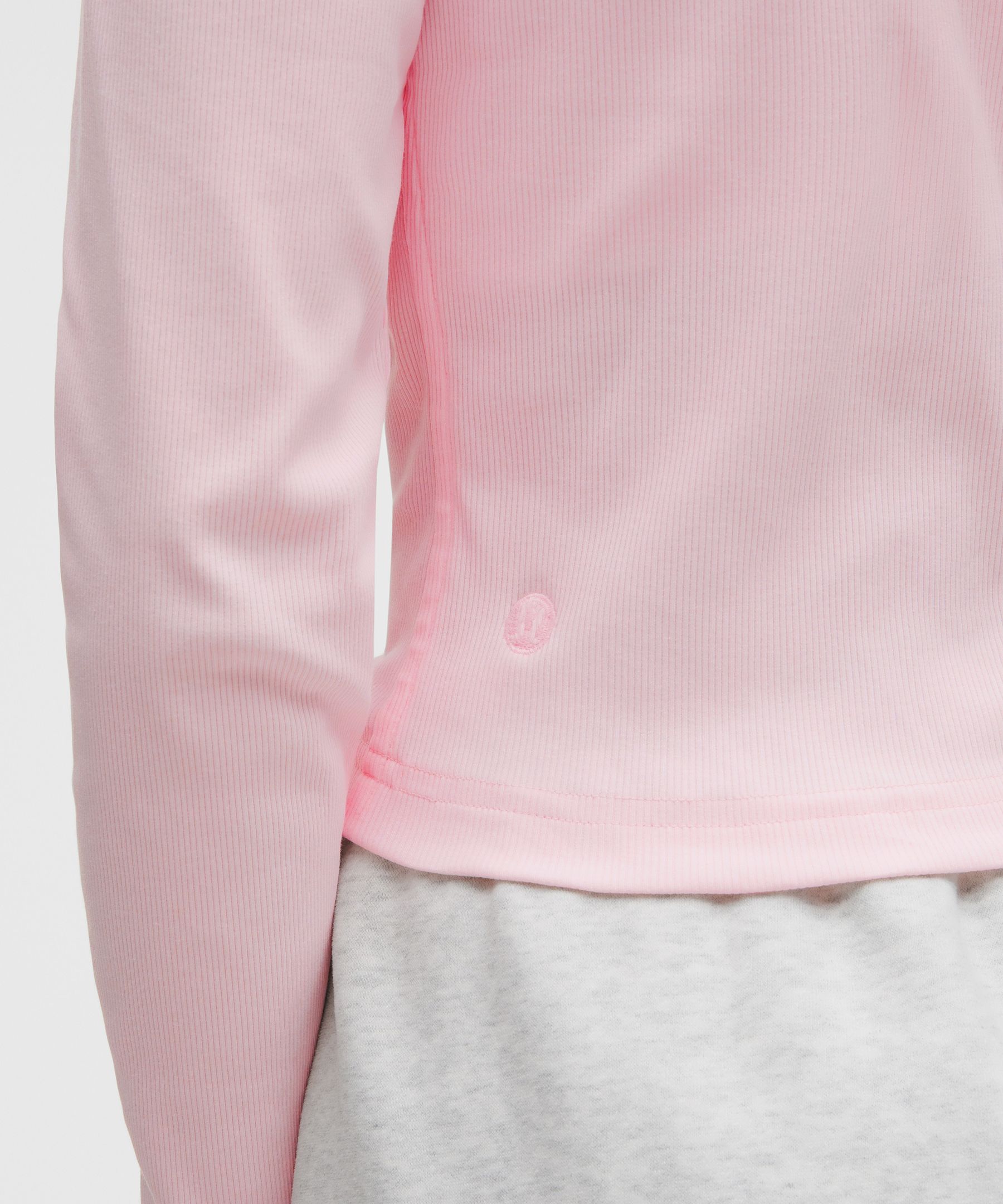Little Ribbed Long-Sleeve Tee
