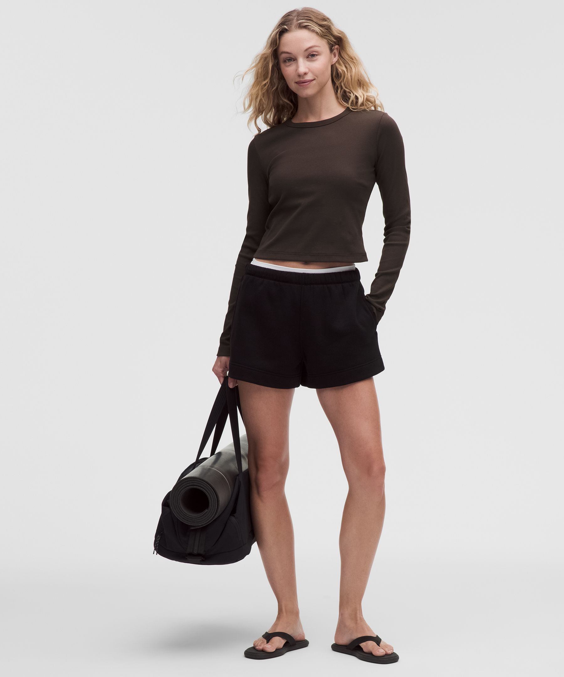 Little Ribbed Long-Sleeve Tee