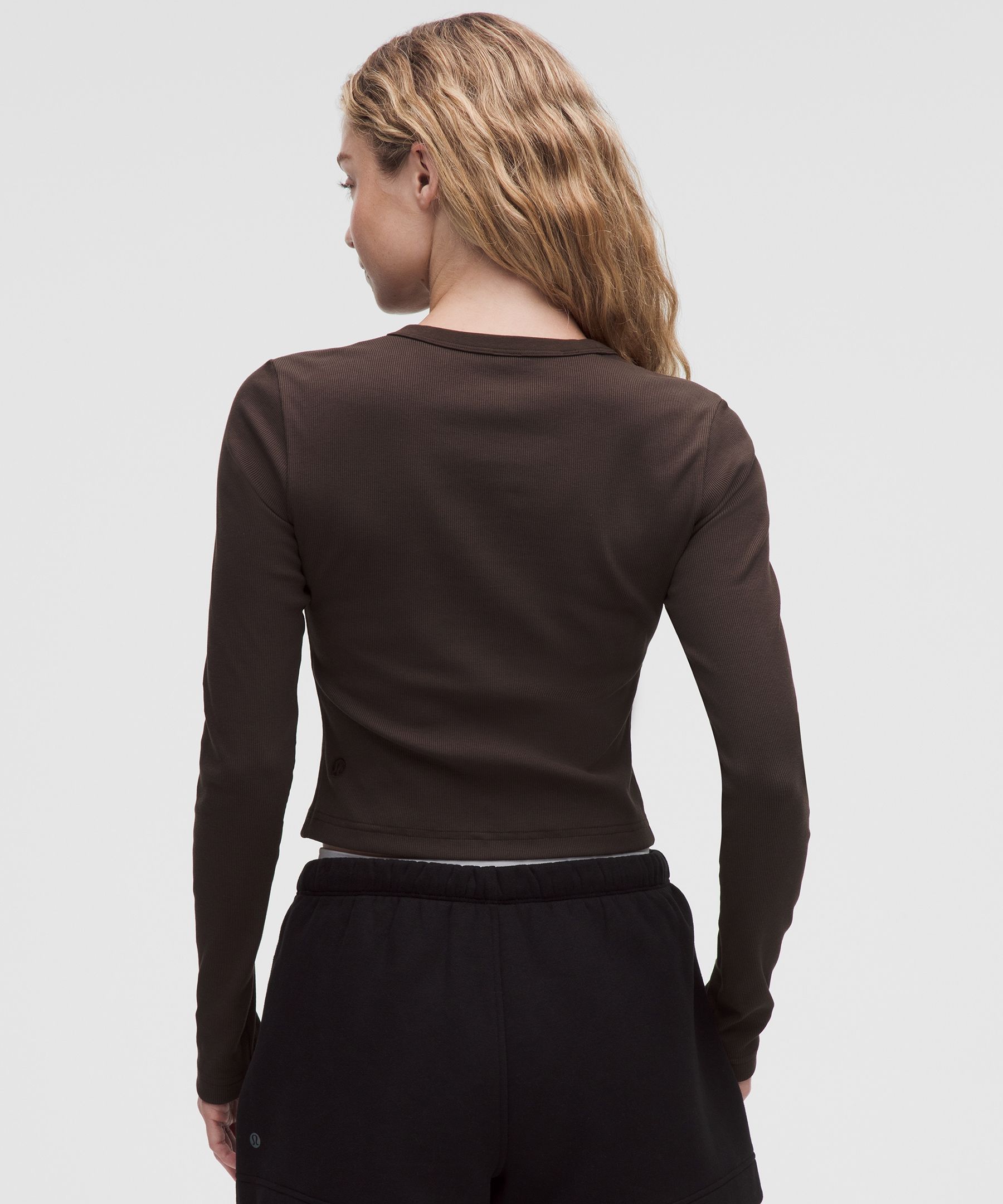 Little Ribbed Long-Sleeve Tee