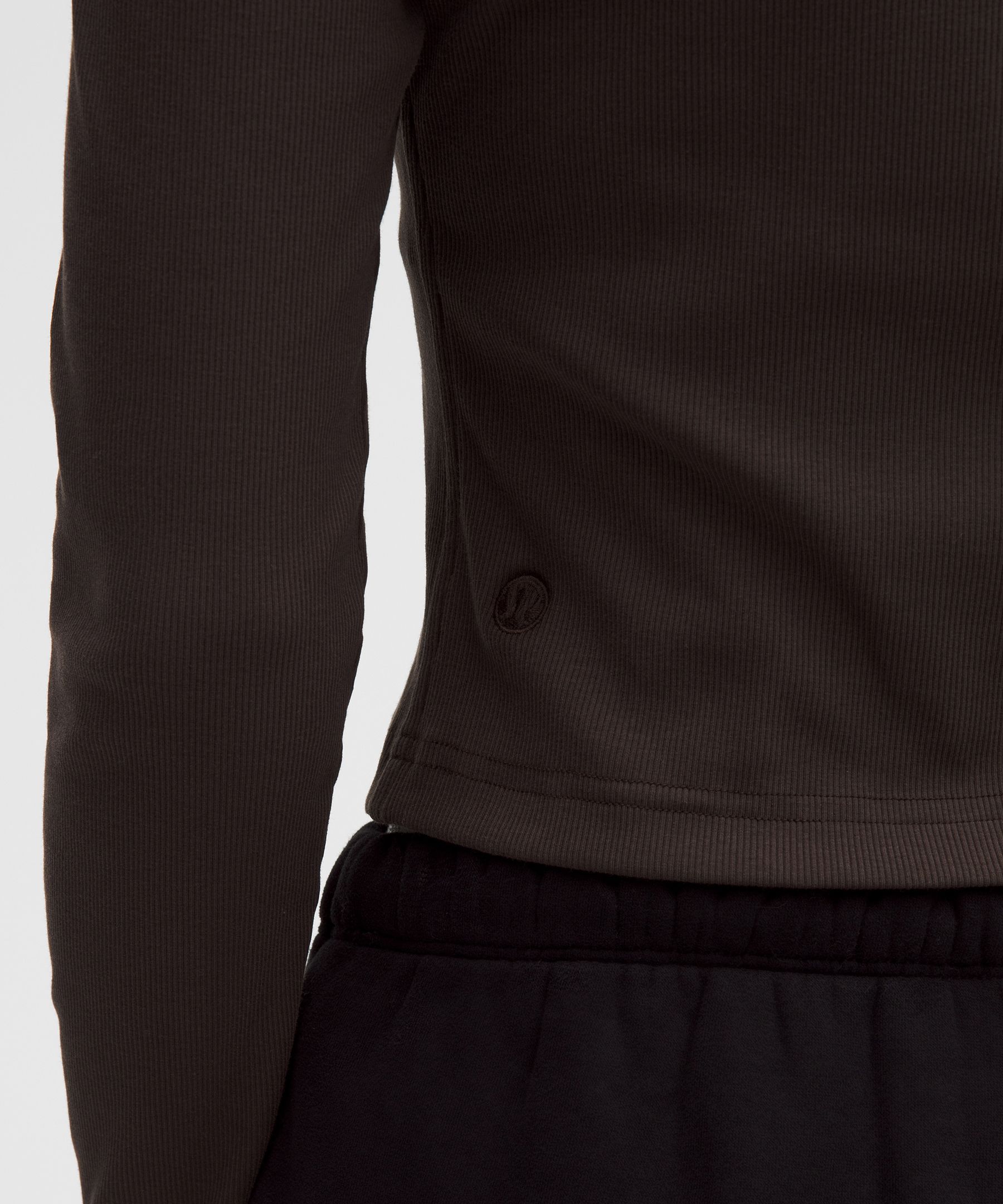 Little Ribbed Long-Sleeve Tee