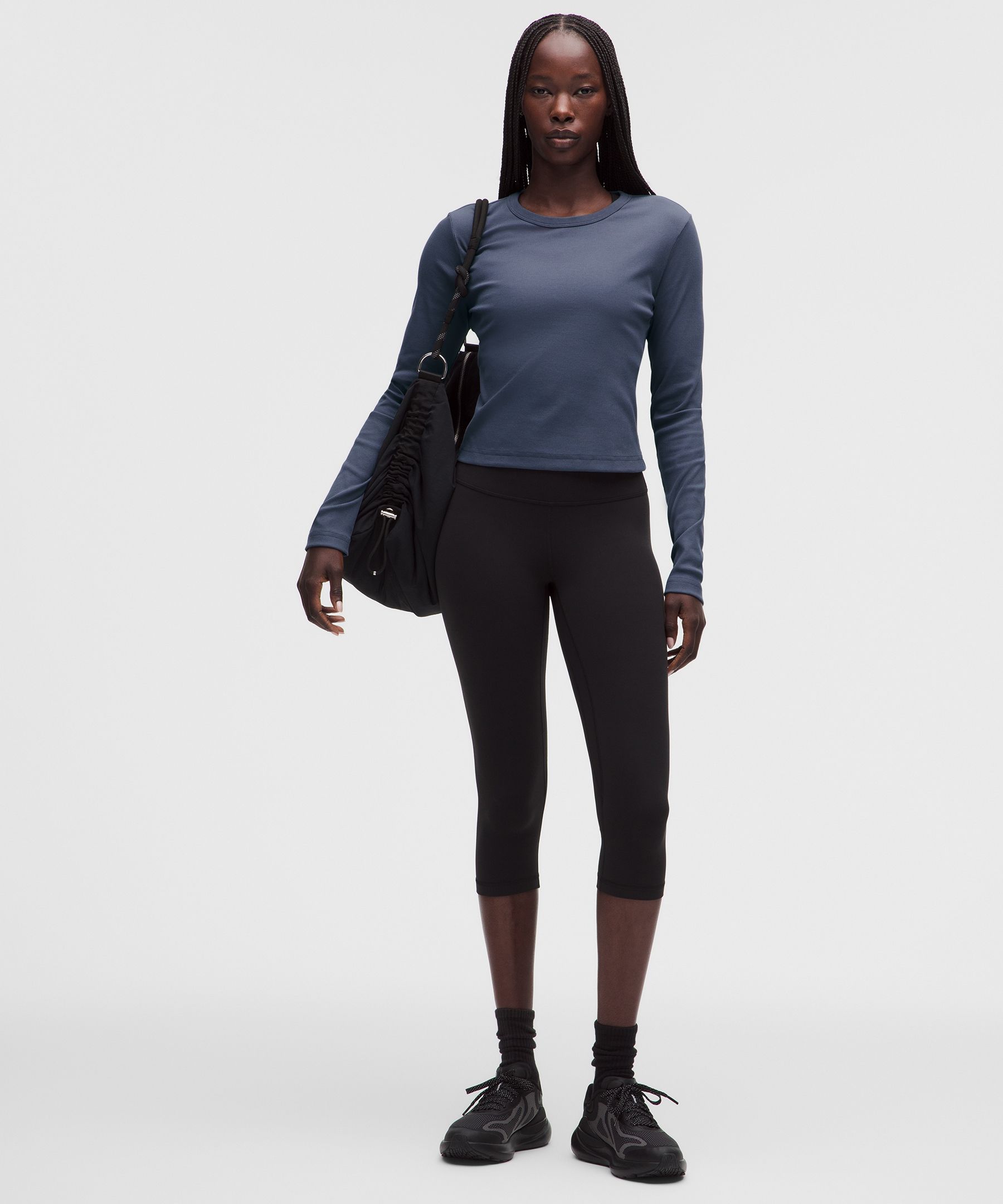 Little Ribbed Long-Sleeve Tee