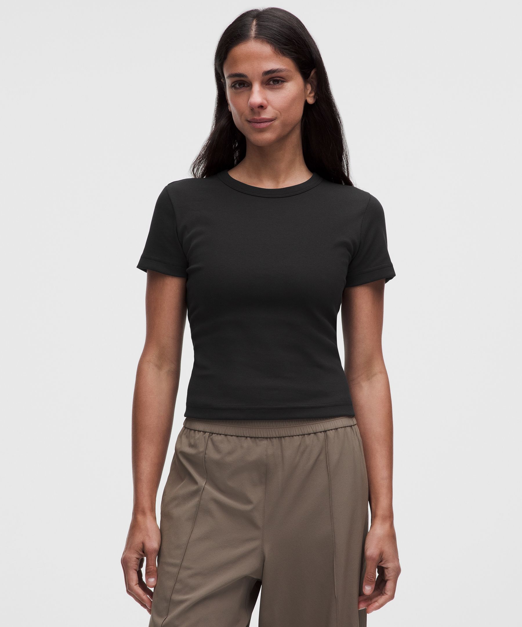 Lululemon Little Tee *Cotton Ribbed INTERNATIONAL SHIPPING