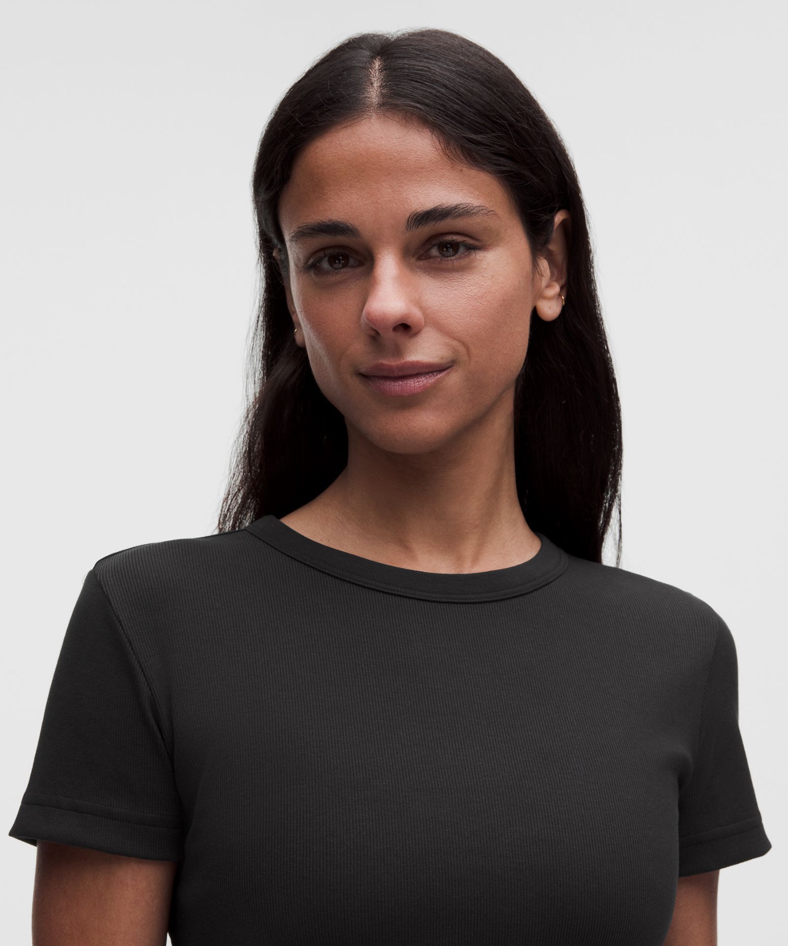 Женская футболка Lululemon Little Ribbed в рубчик — фото 4