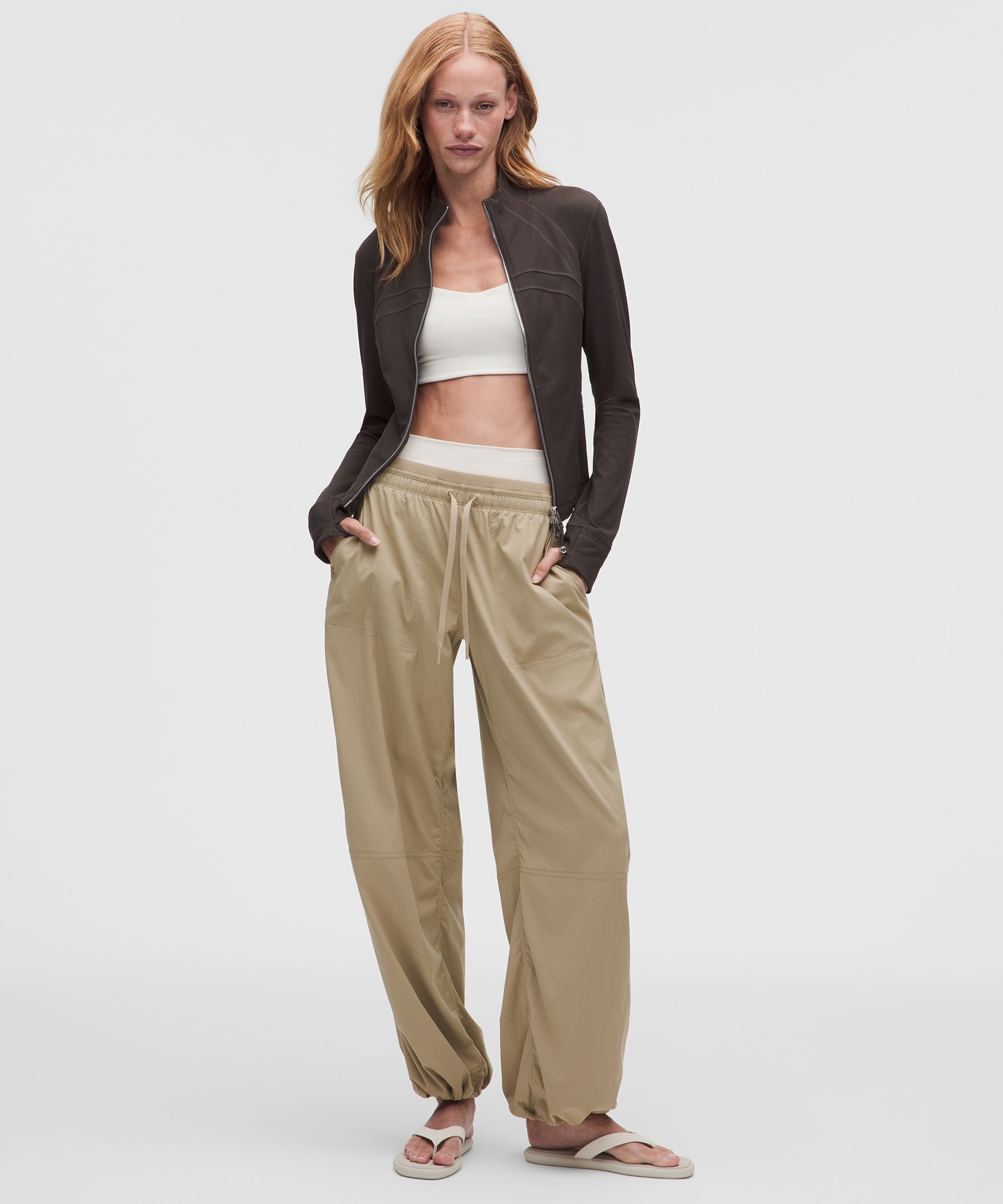 Define Cropped Jacket *Mixed Rib