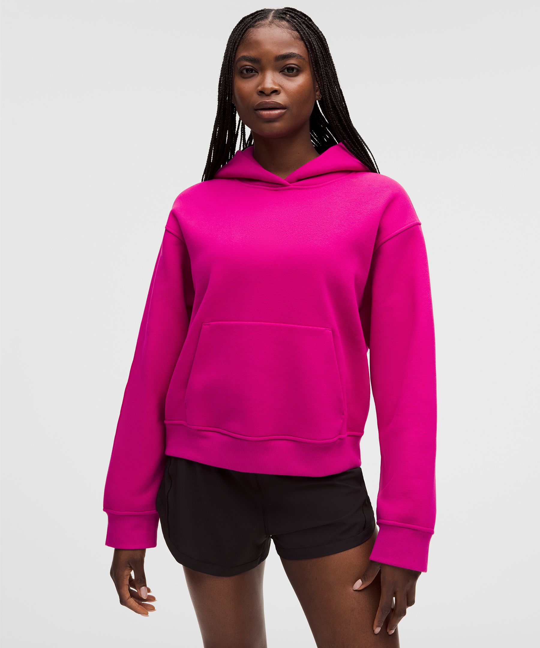 Lululemon ラベンダーパーカー XS/S Women's Steady State SuperLoft Hoodie *Wider Cuff | Women's