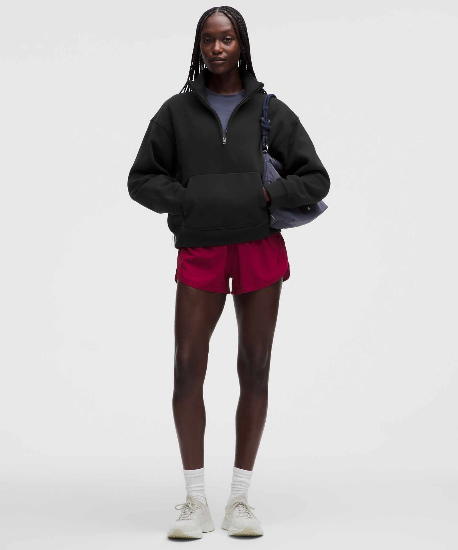 Lululemon Women's Steady State SuperLoft Funnel-Neck Half Zip — фото 2