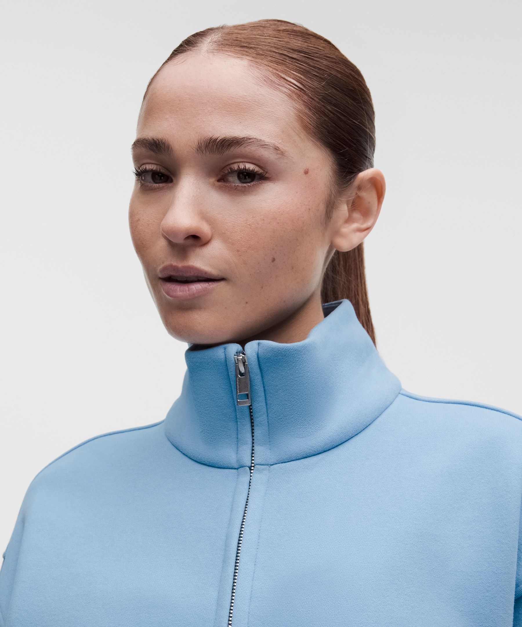 Women's Steady State SuperLoft Funnel-Neck Half Zip