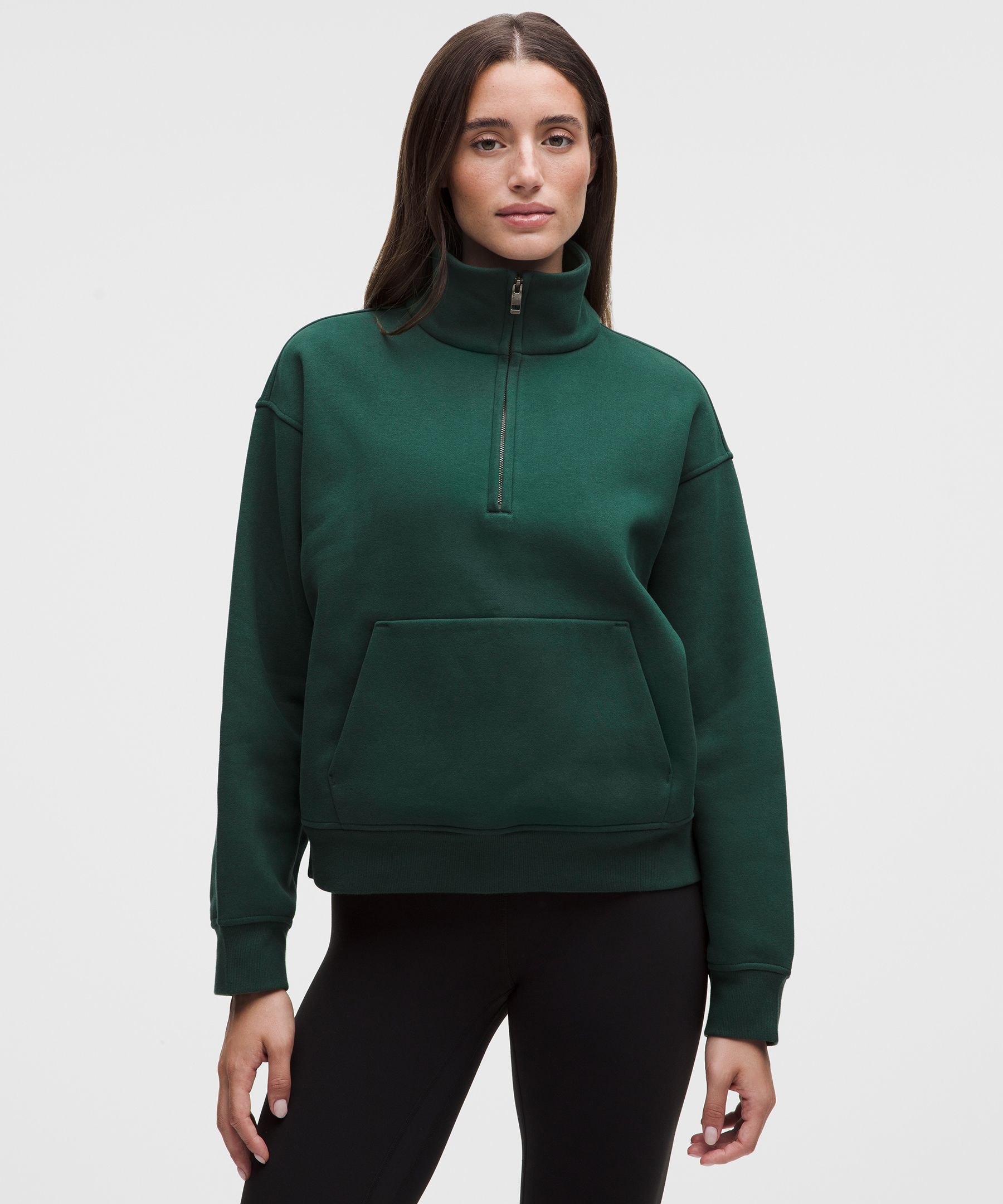 Women's Steady State SuperLoft Funnel-Neck Half Zip