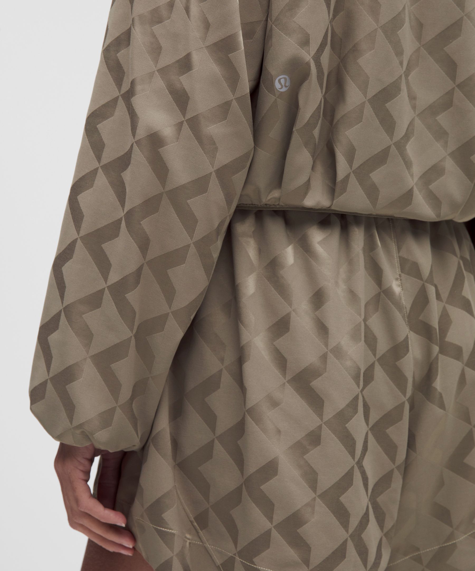 Monogram Satin Track Jacket