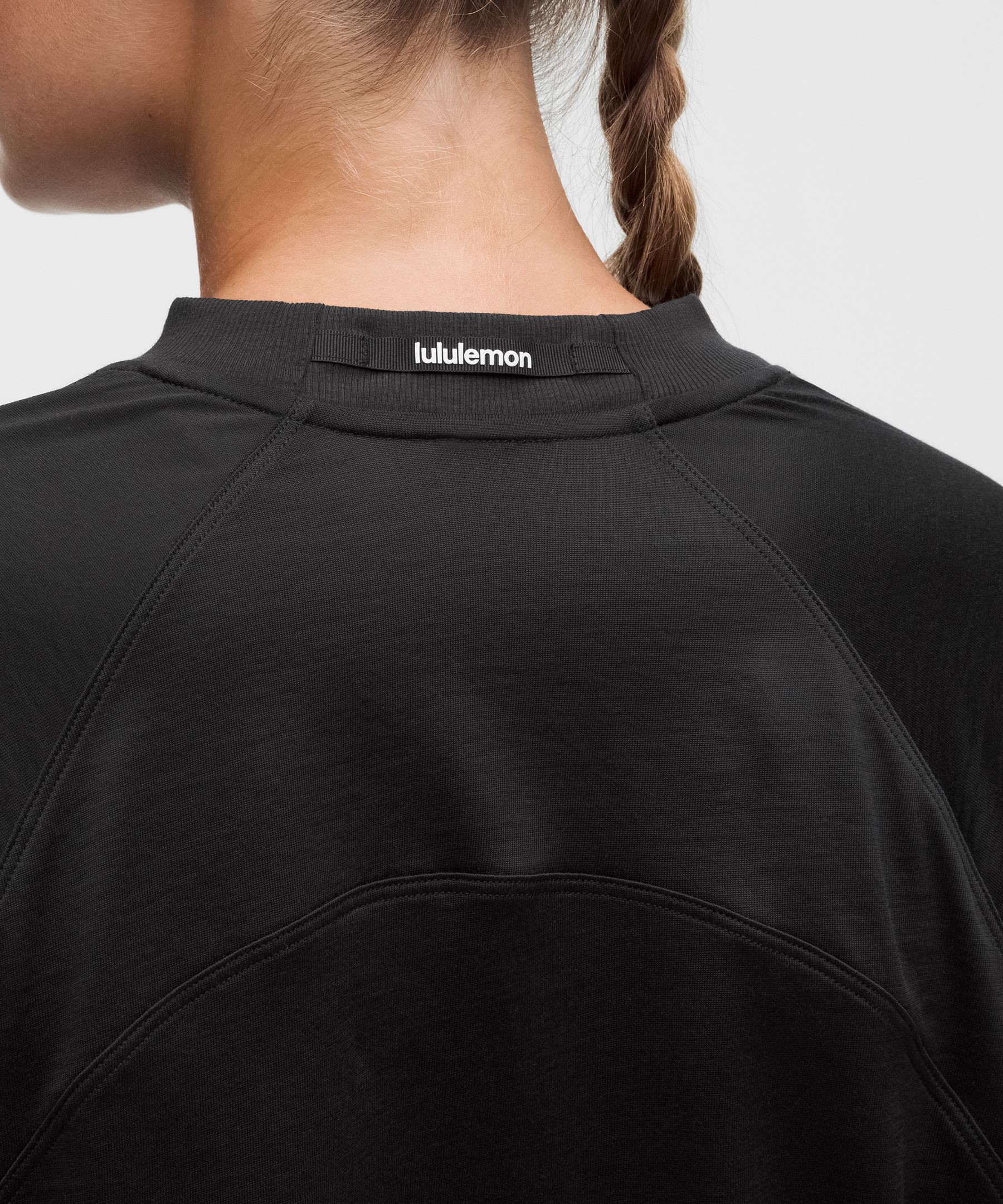 Cotton-Blend Training Relaxed Long Sleeve