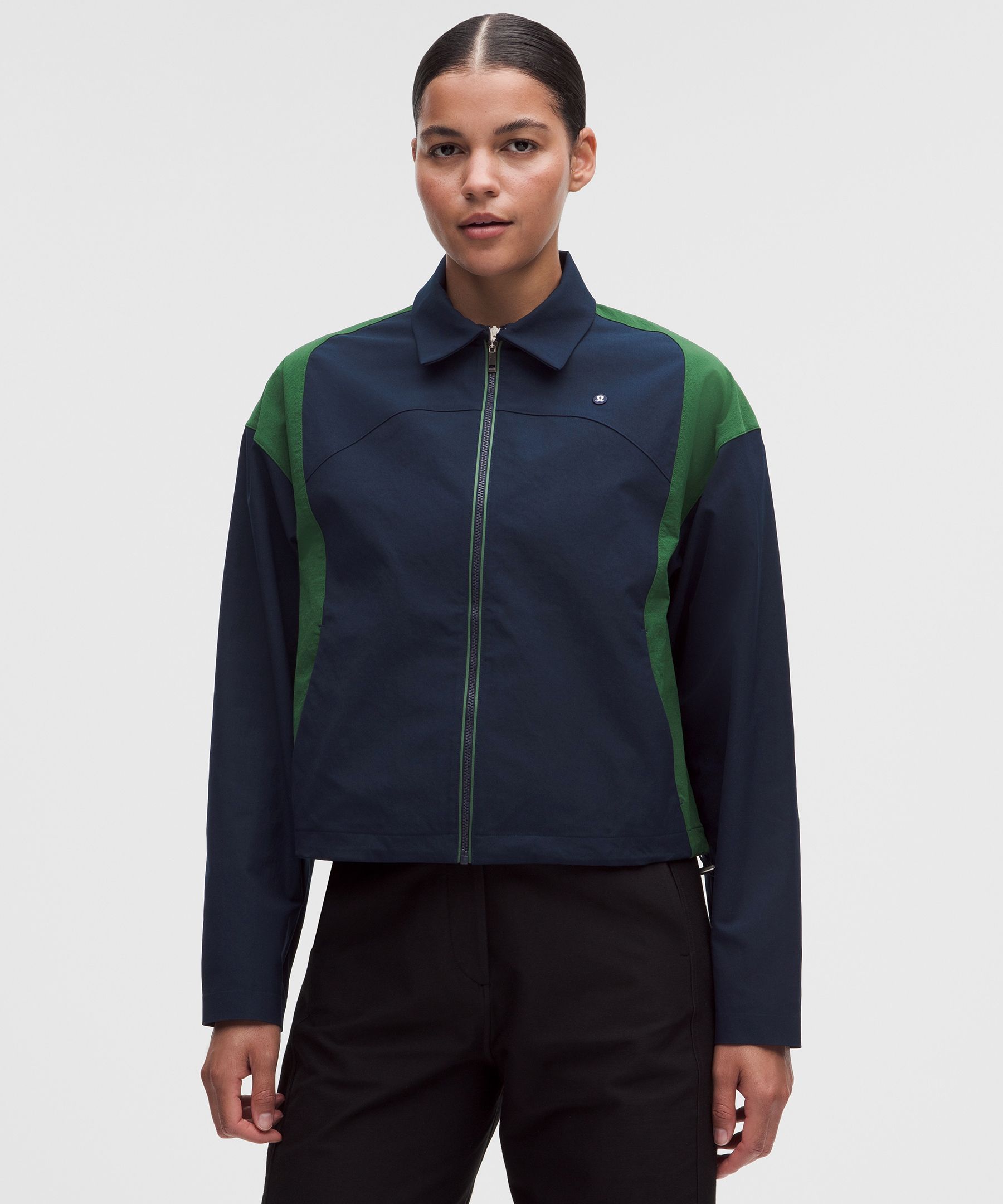 Collared Panelled Golf Jacket