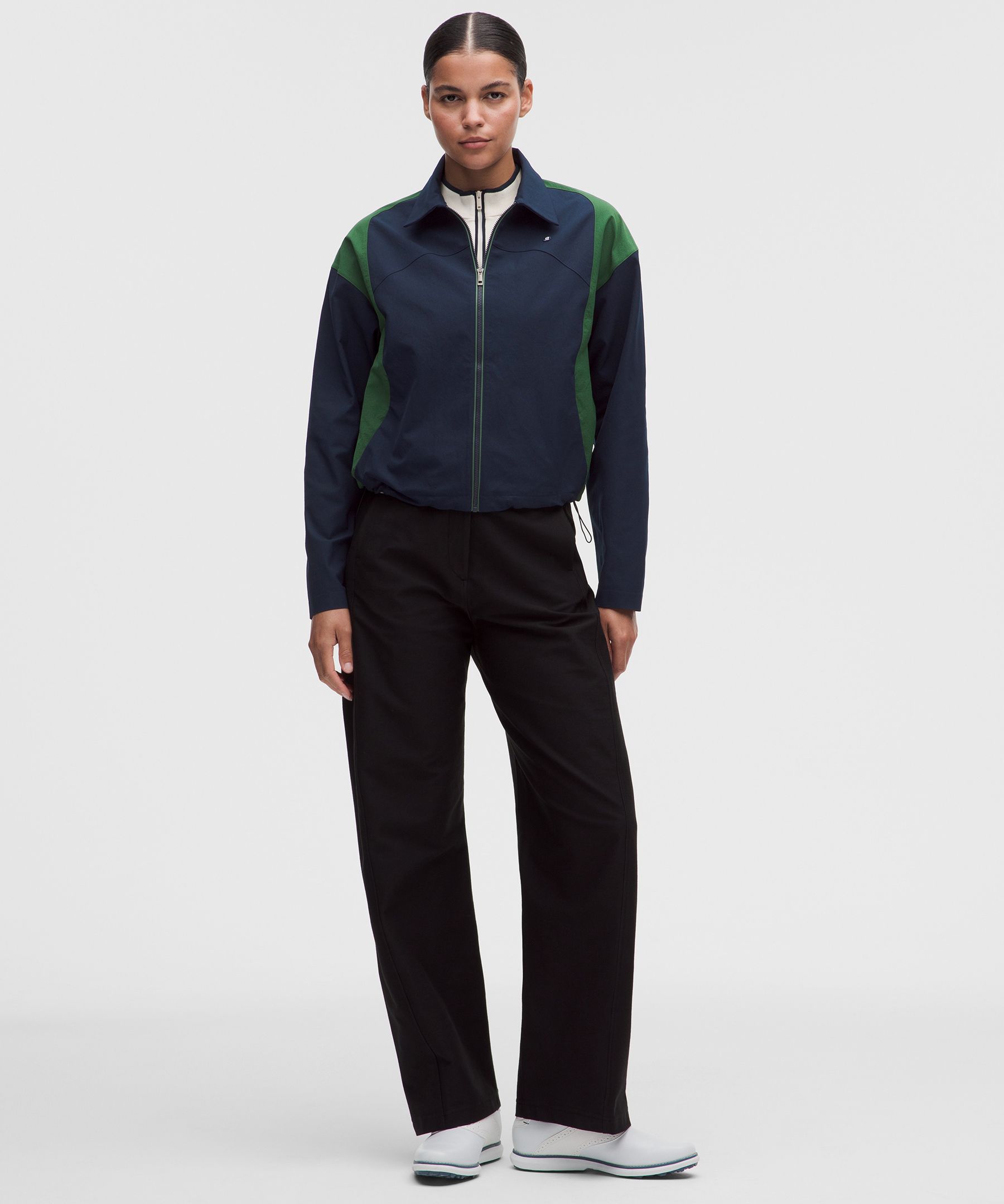 Collared Panelled Golf Jacket
